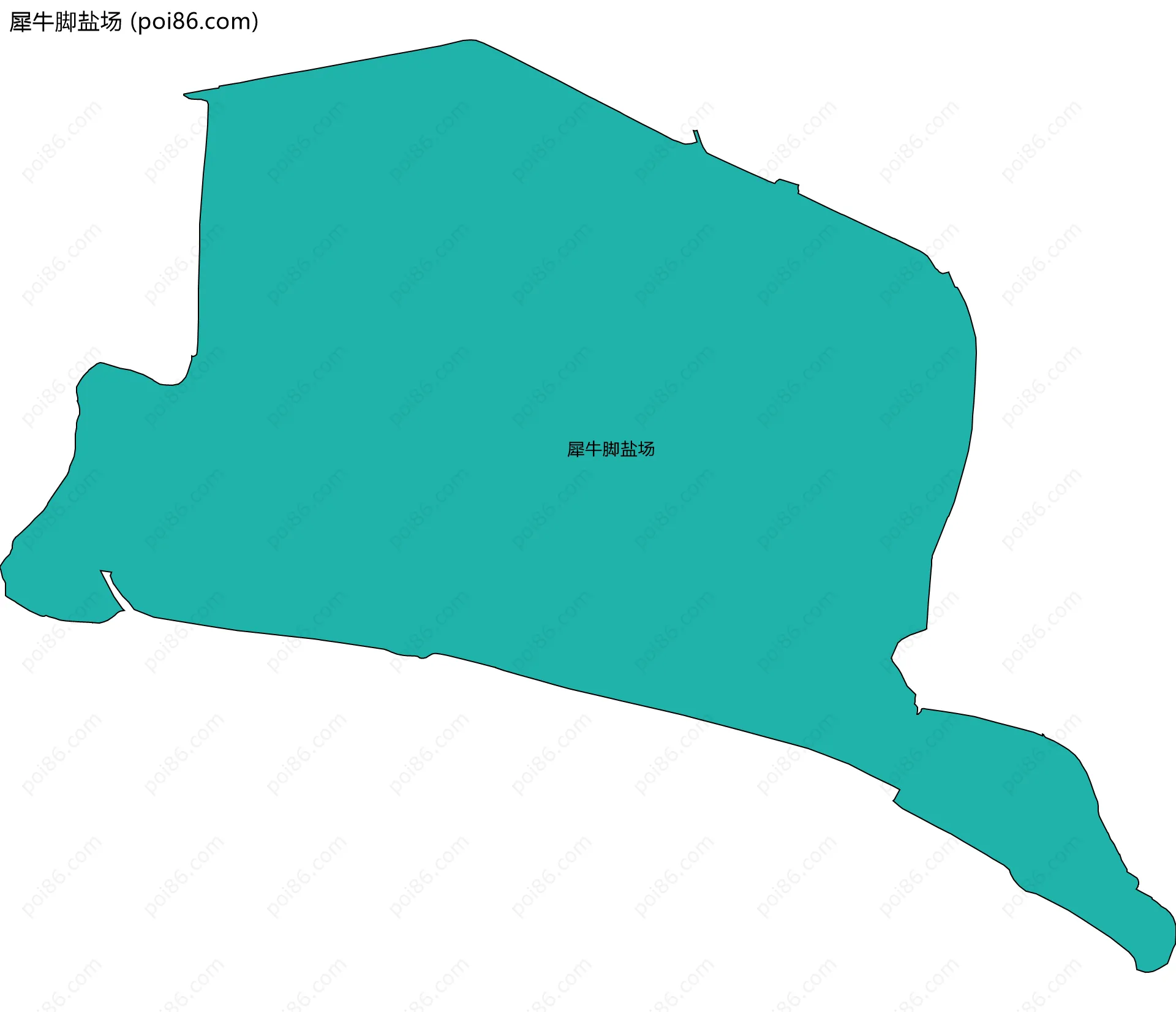犀牛脚盐场边界地图