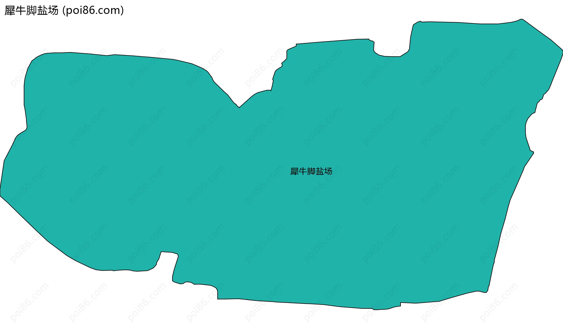犀牛脚盐场边界地图