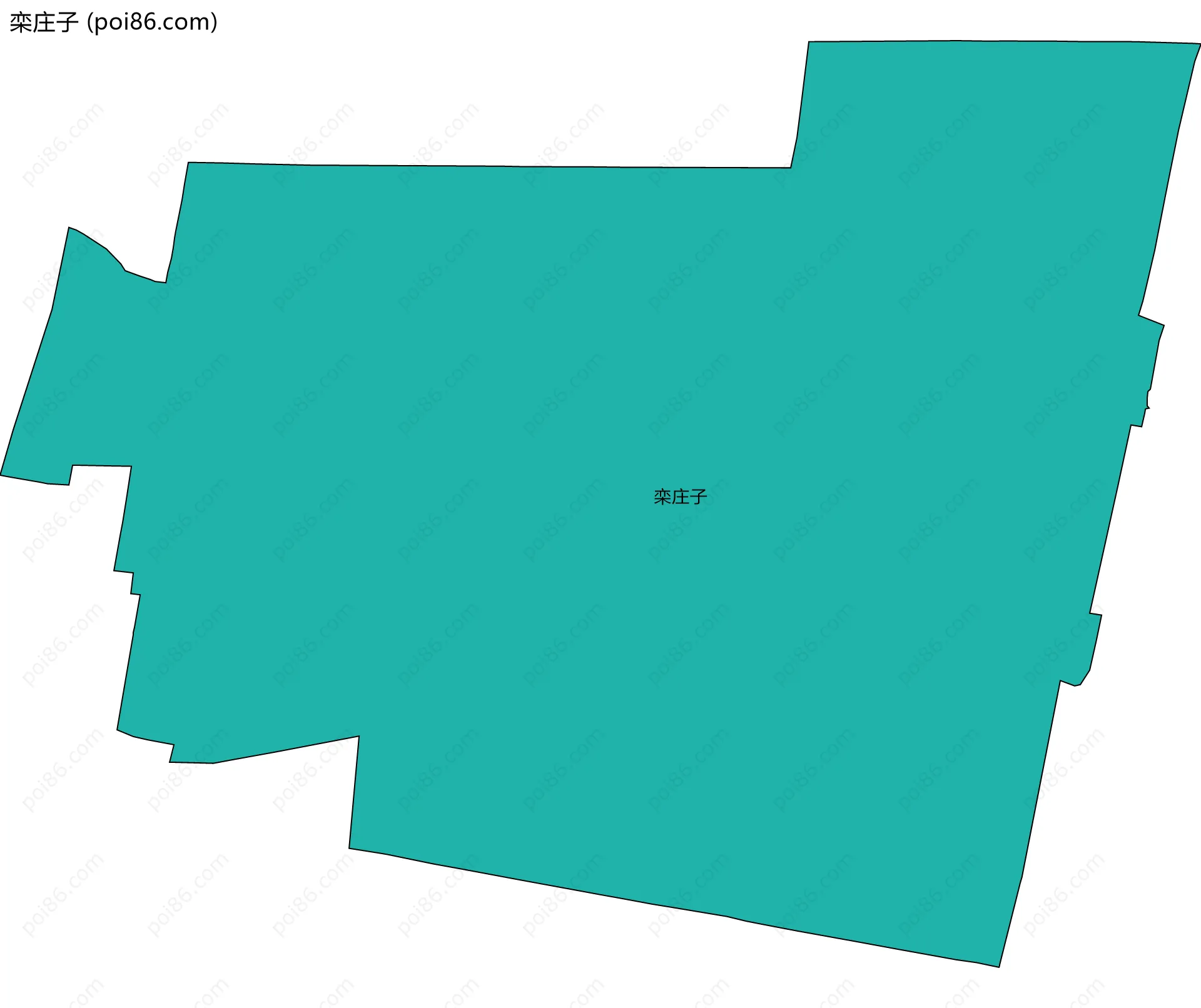 栾庄子边界地图