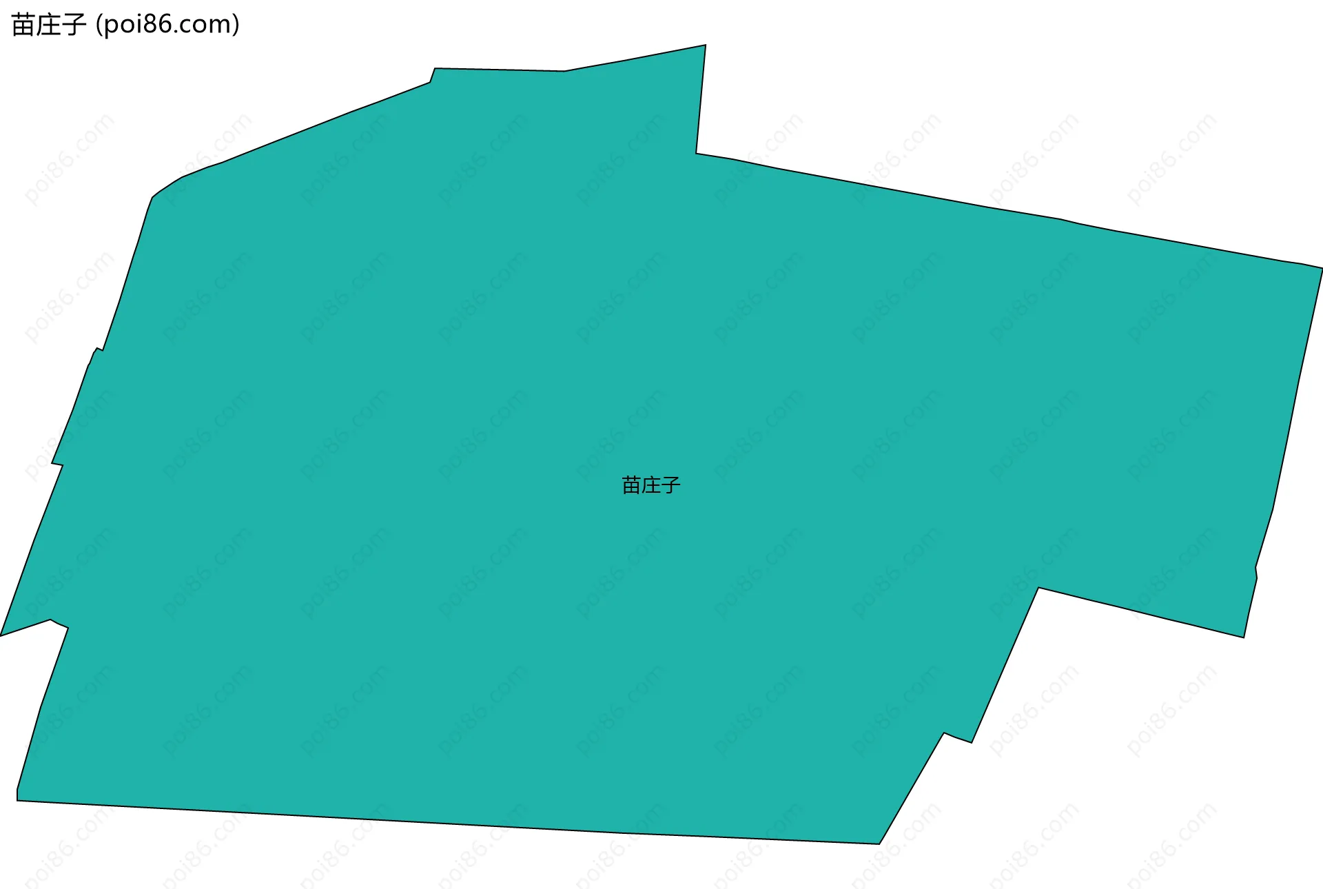 苗庄子边界地图
