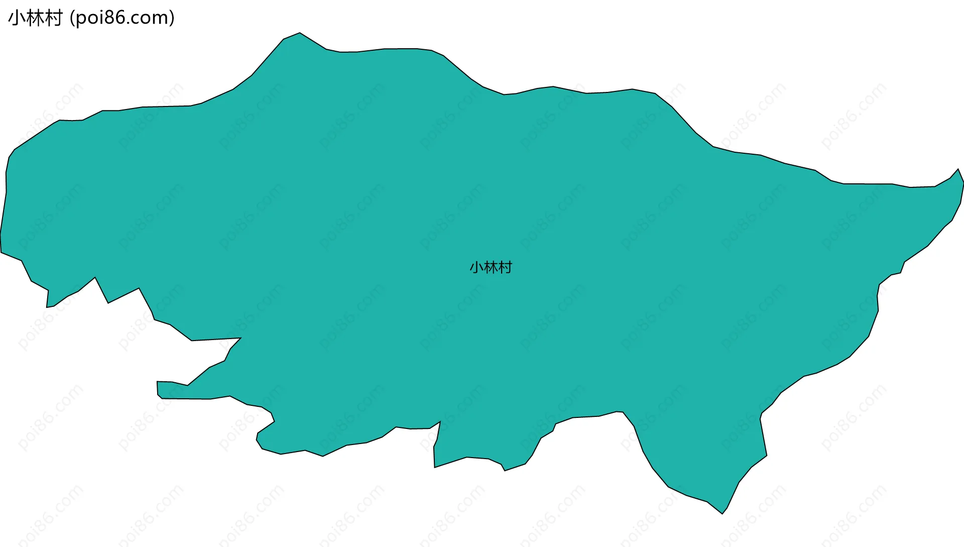 小林村边界地图