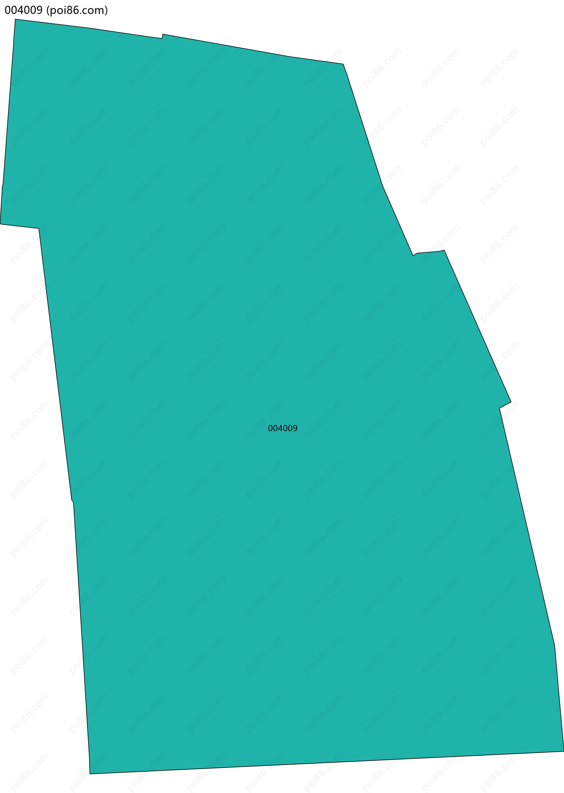 004009边界地图