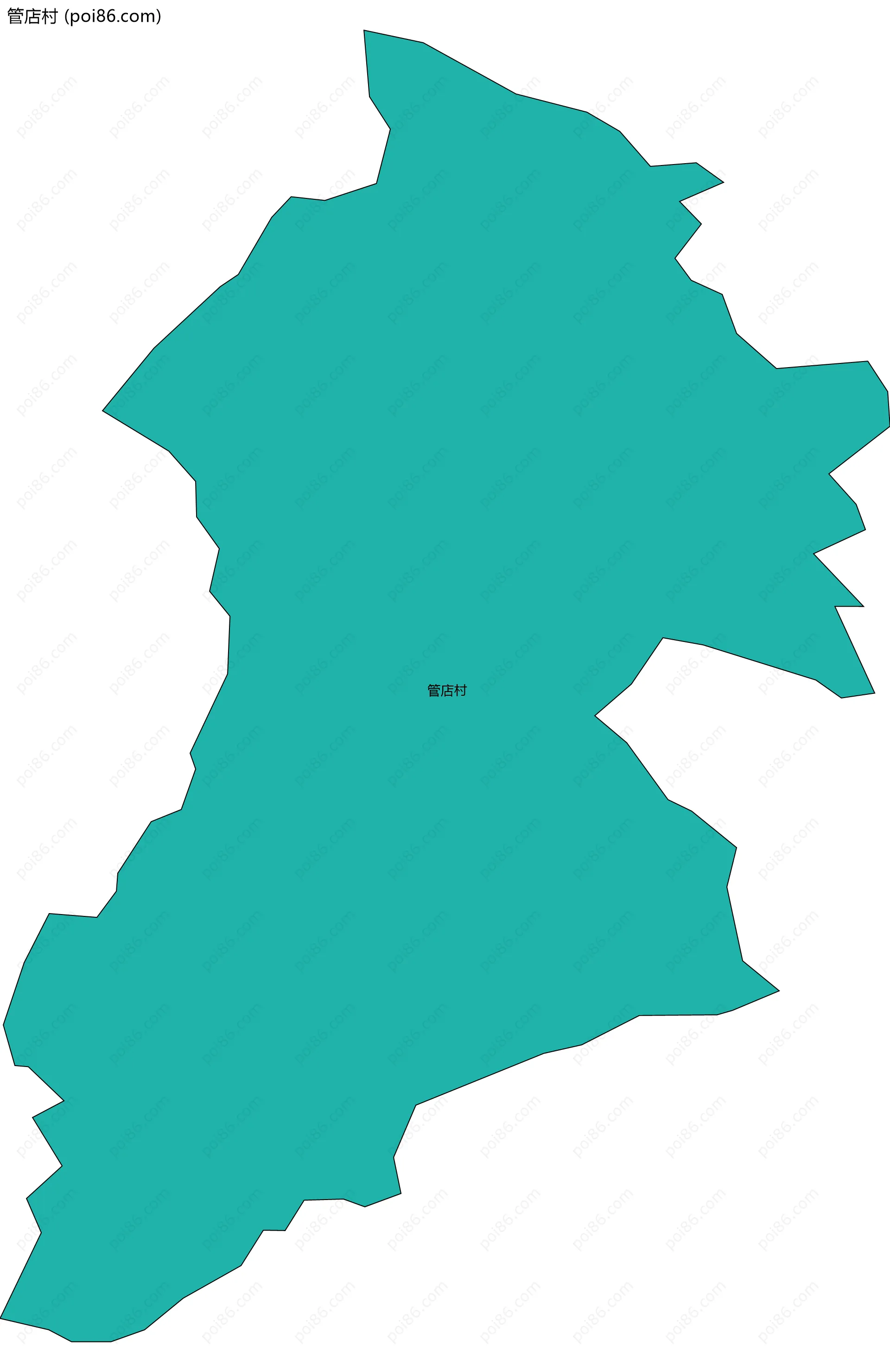 管店村边界地图