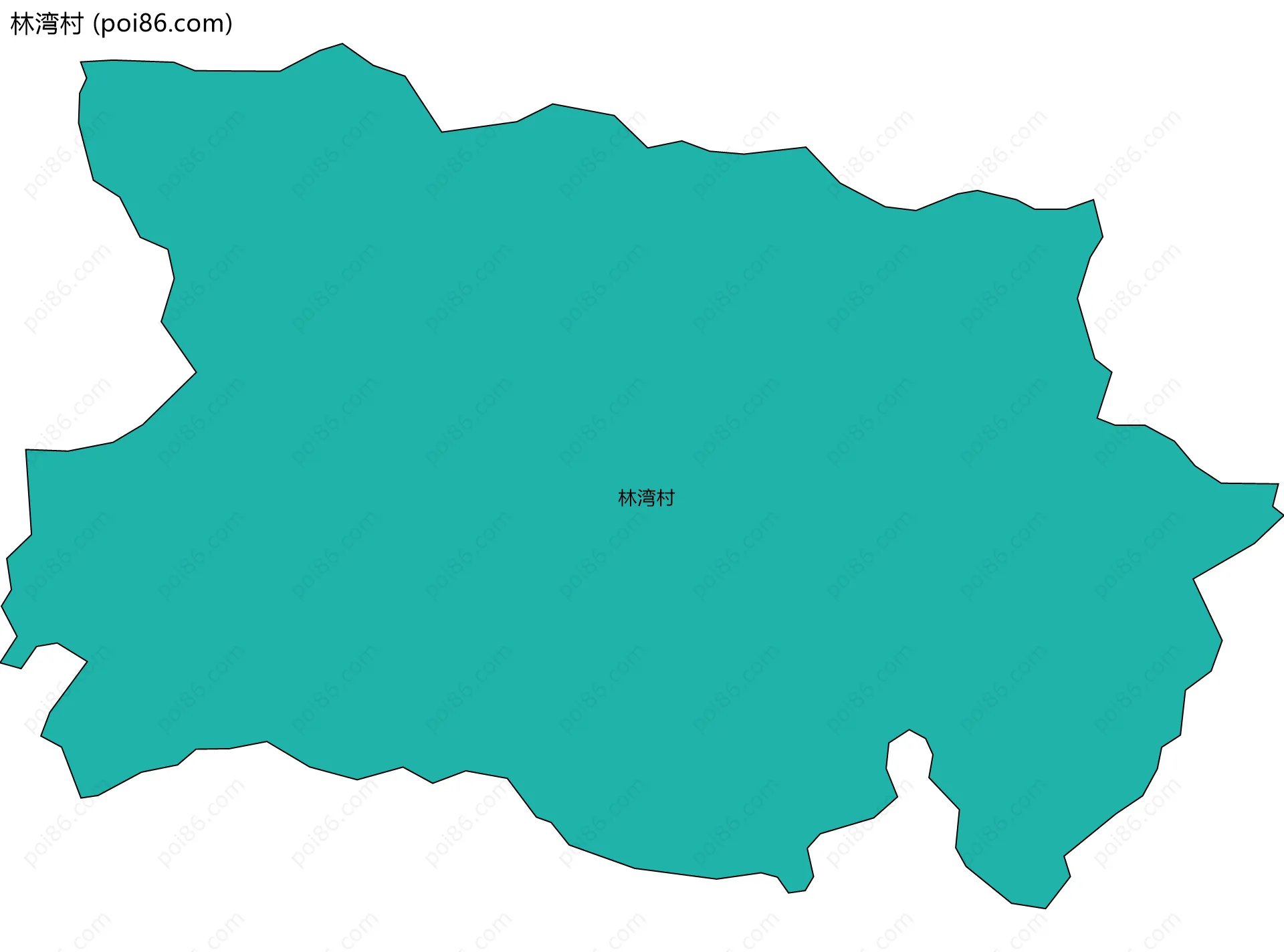 林湾村边界地图