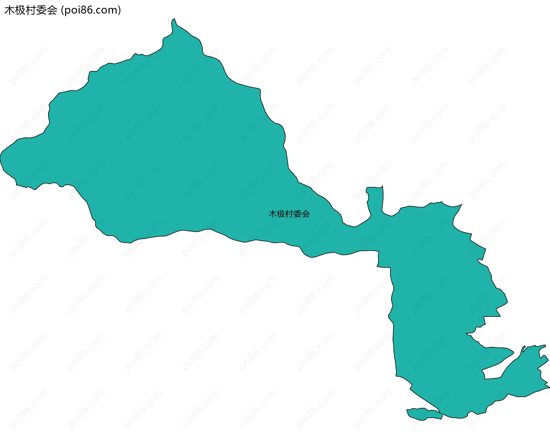 木极村委会边界地图