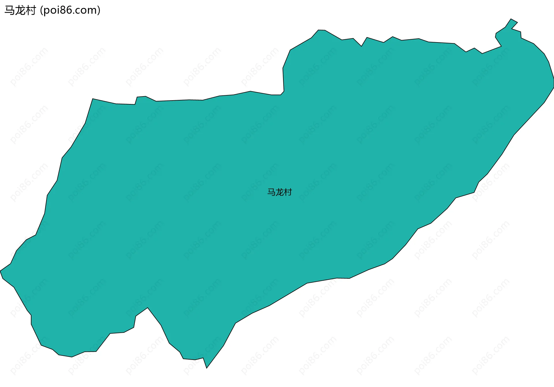 马龙村边界地图