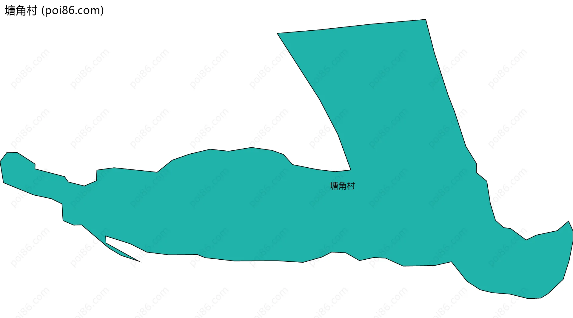 塘角村边界地图