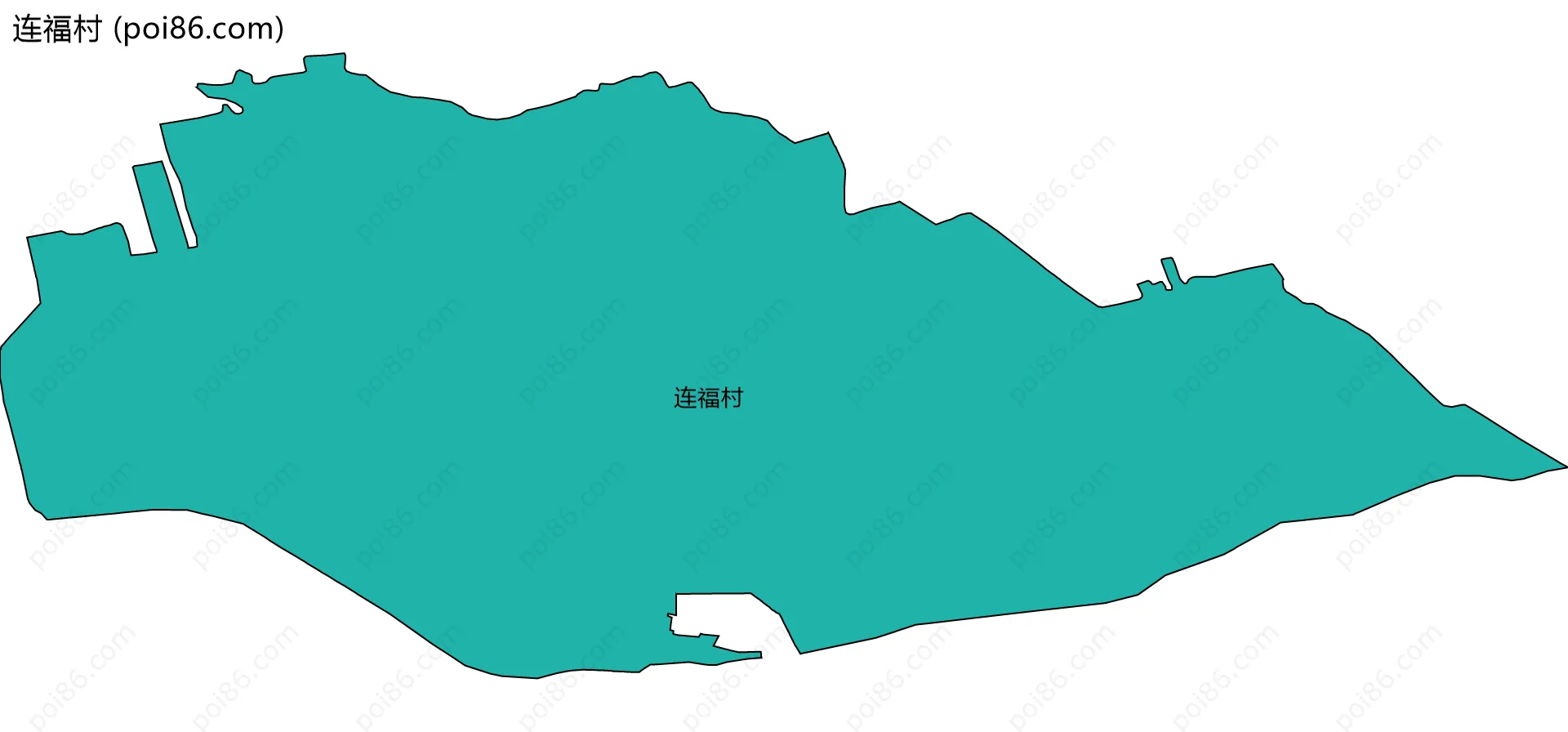 连福村边界地图