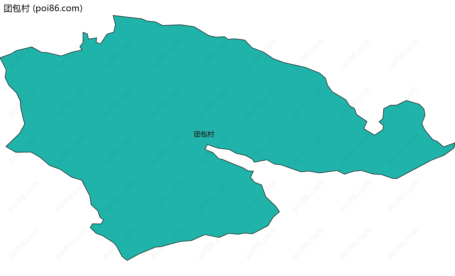 团包村边界地图