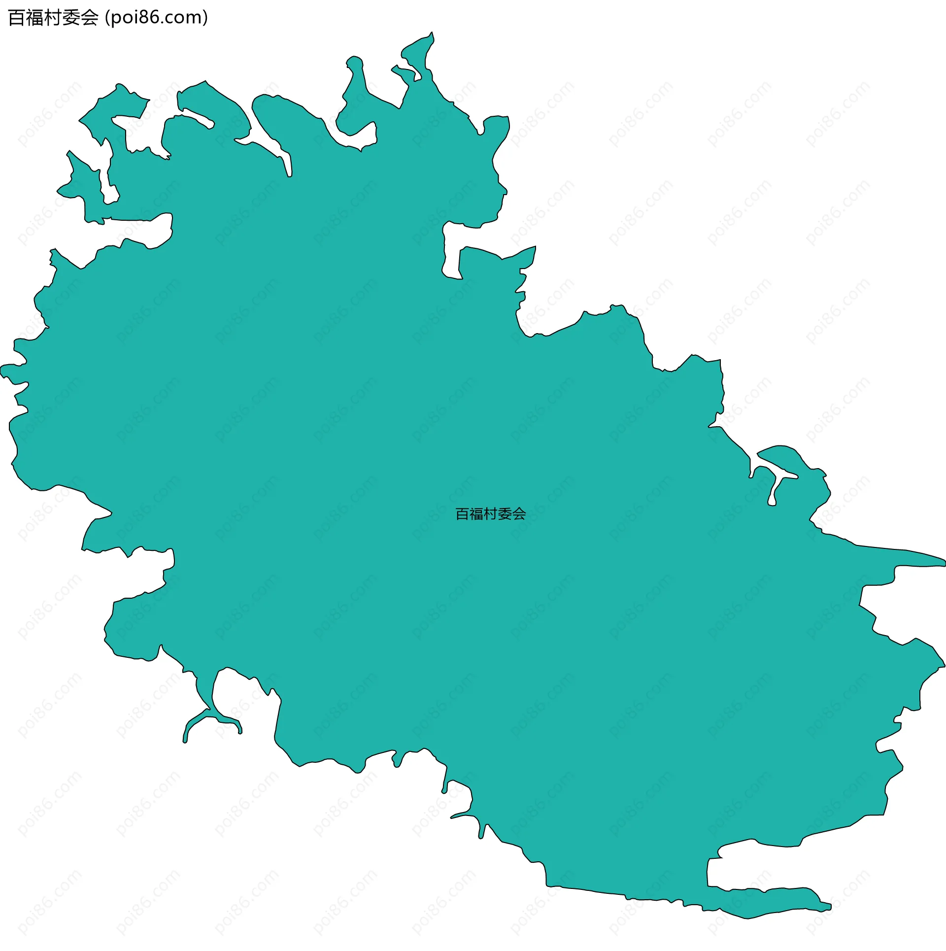 百福村委会边界地图