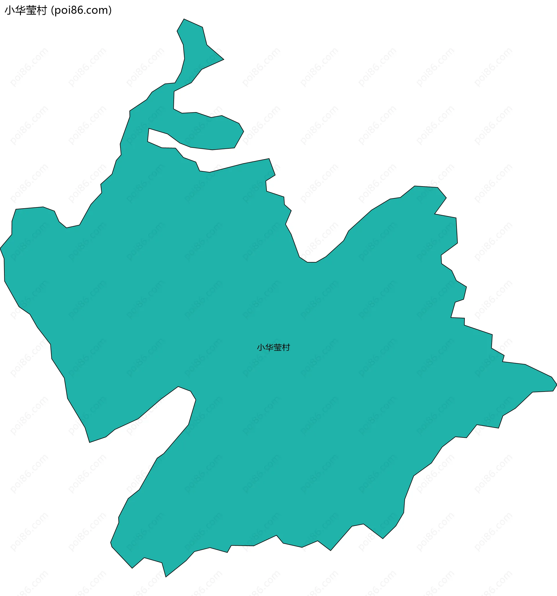 小华莹村边界地图