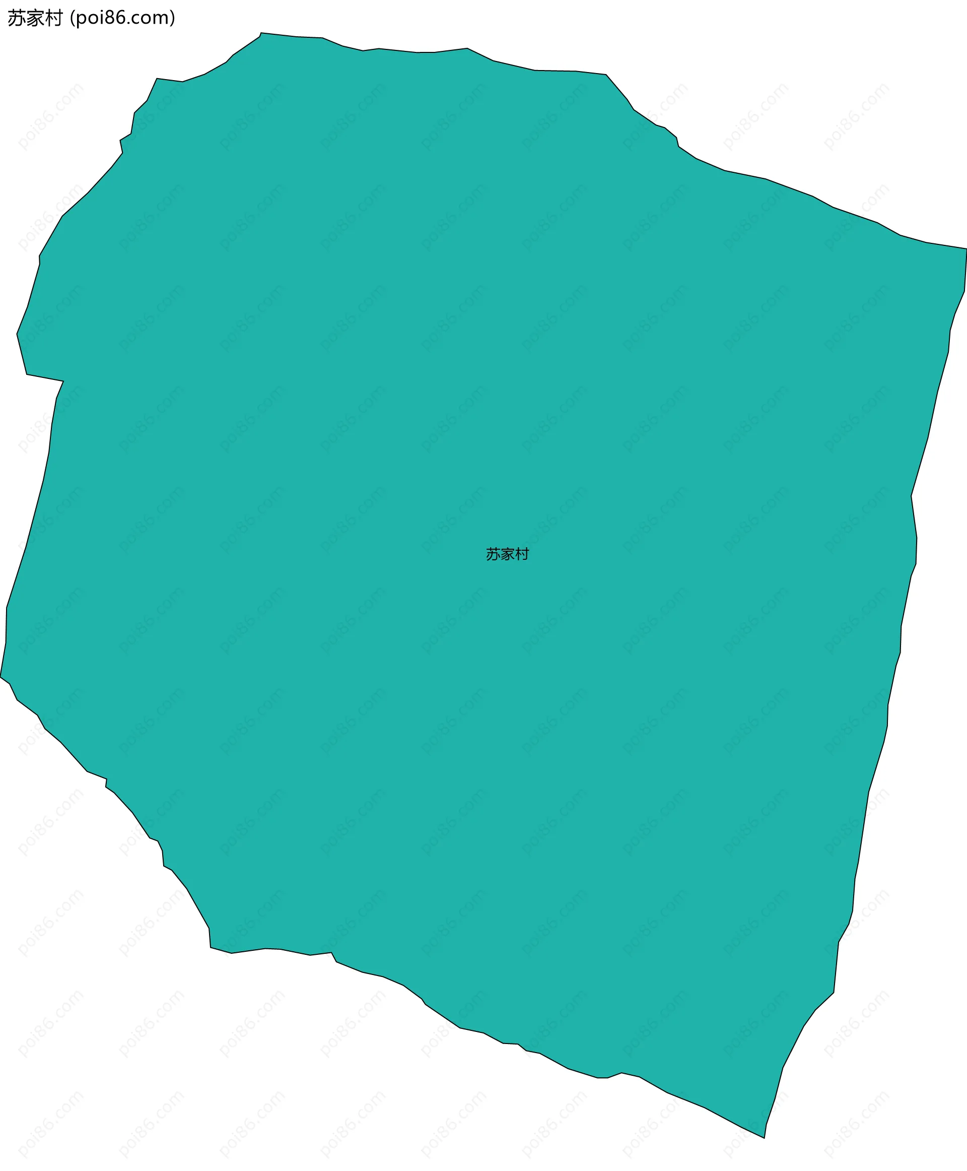 苏家村边界地图