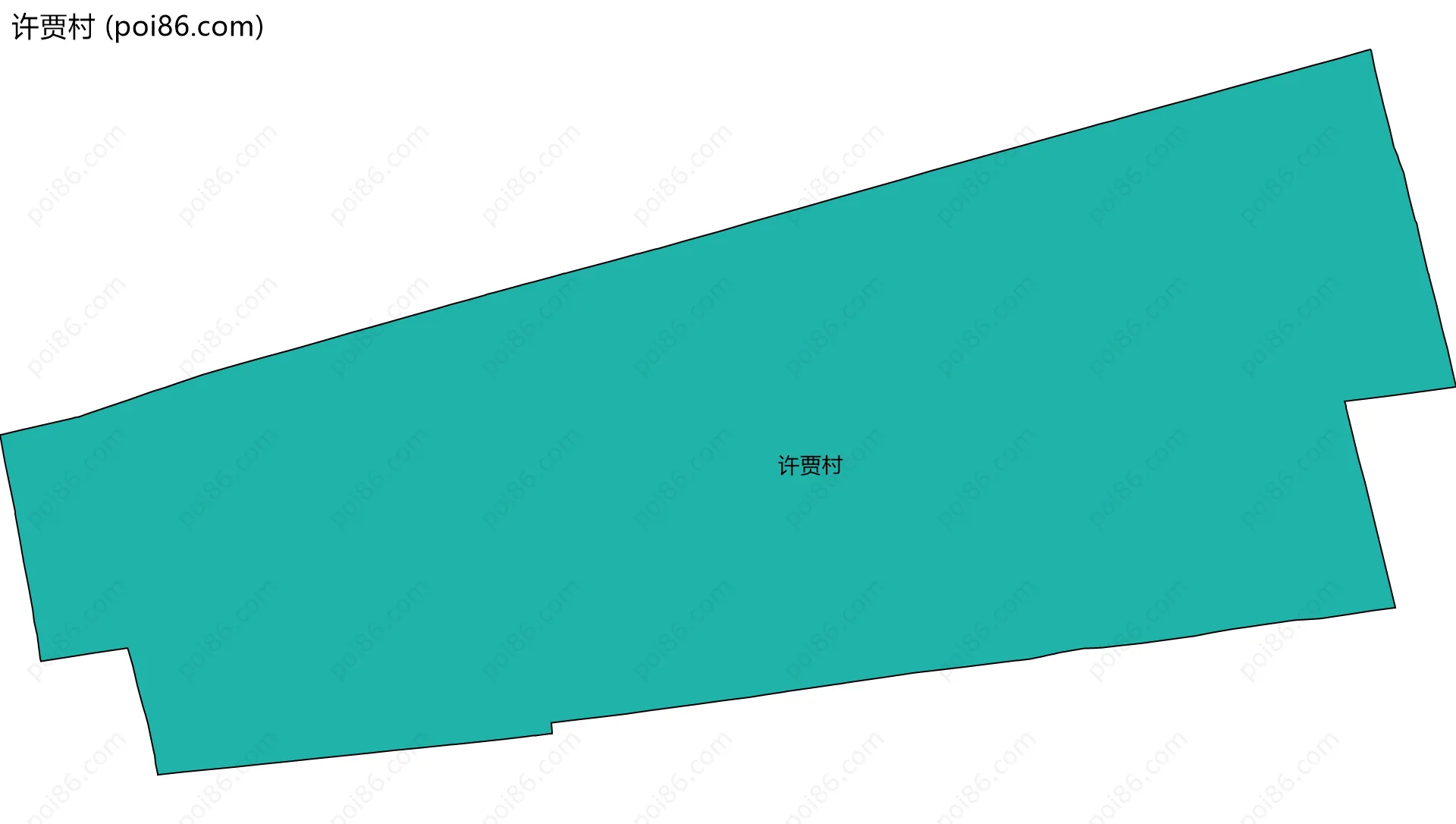 许贾村边界地图