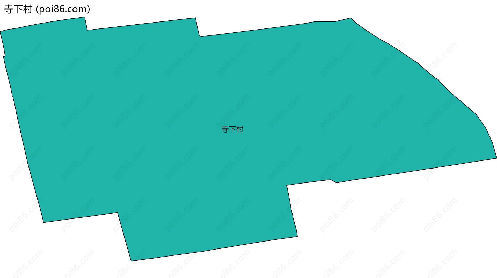 寺下村边界地图