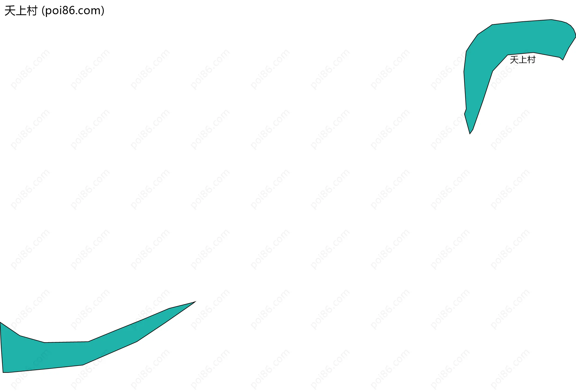 夭上村边界地图