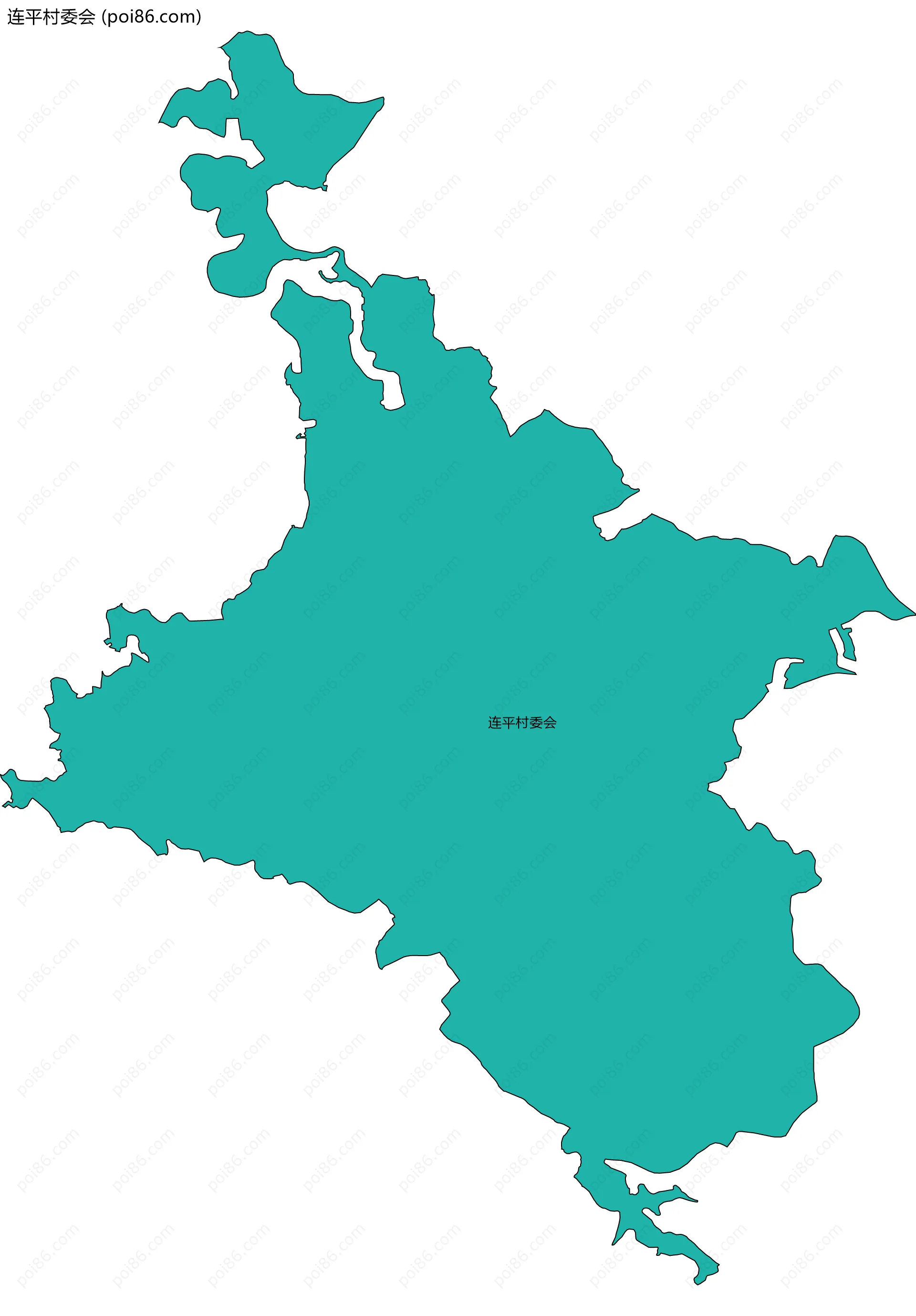 连平村委会边界地图