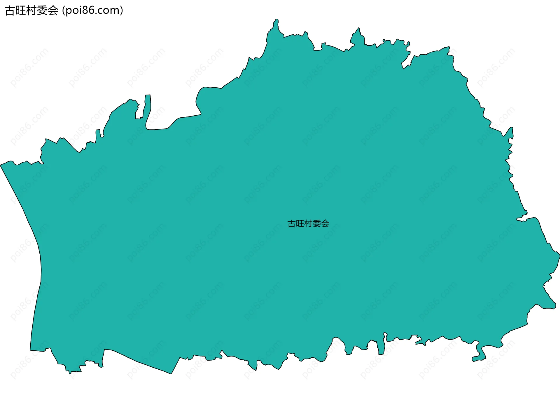 古旺村委会边界地图