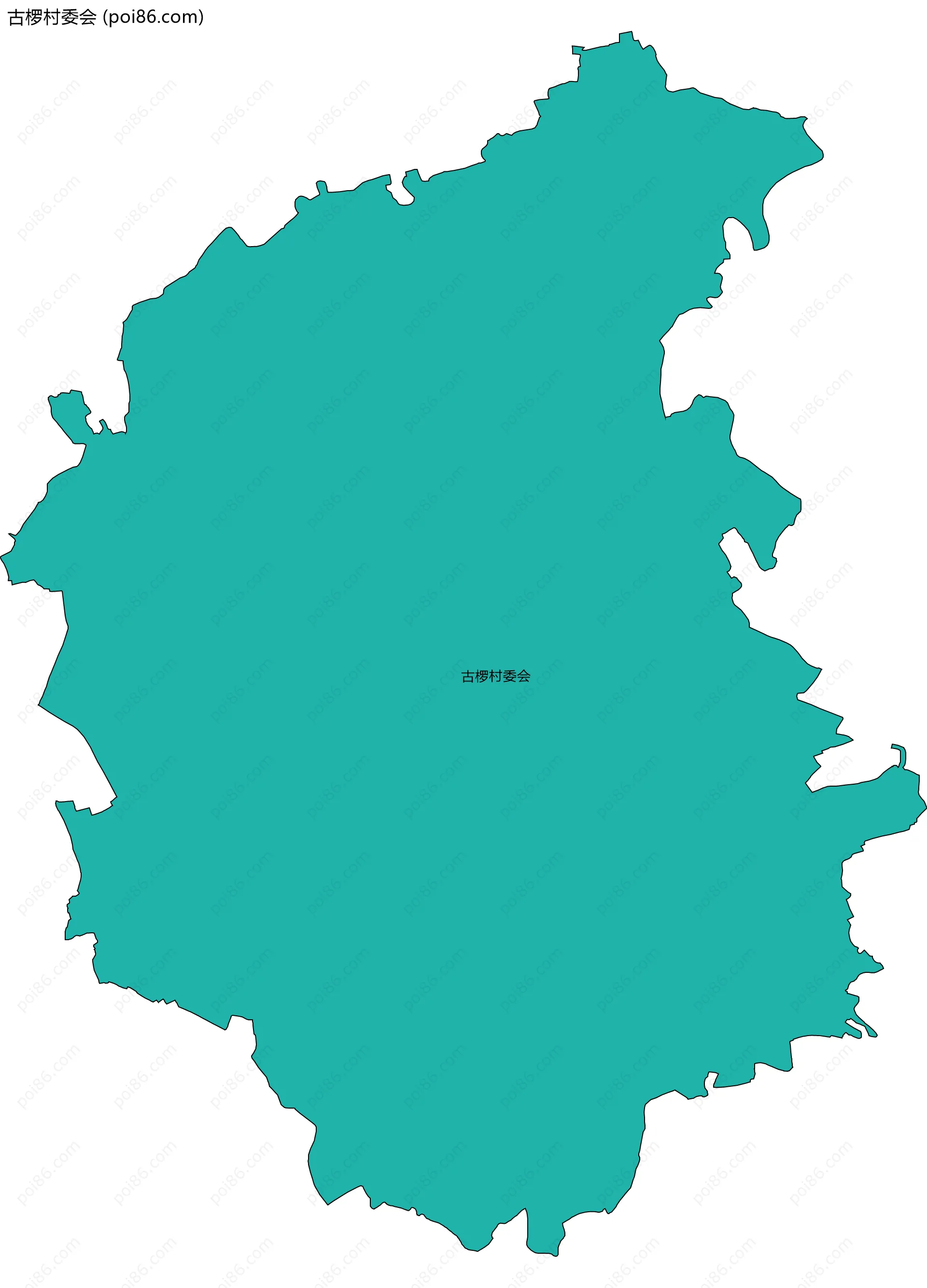 古椤村委会边界地图