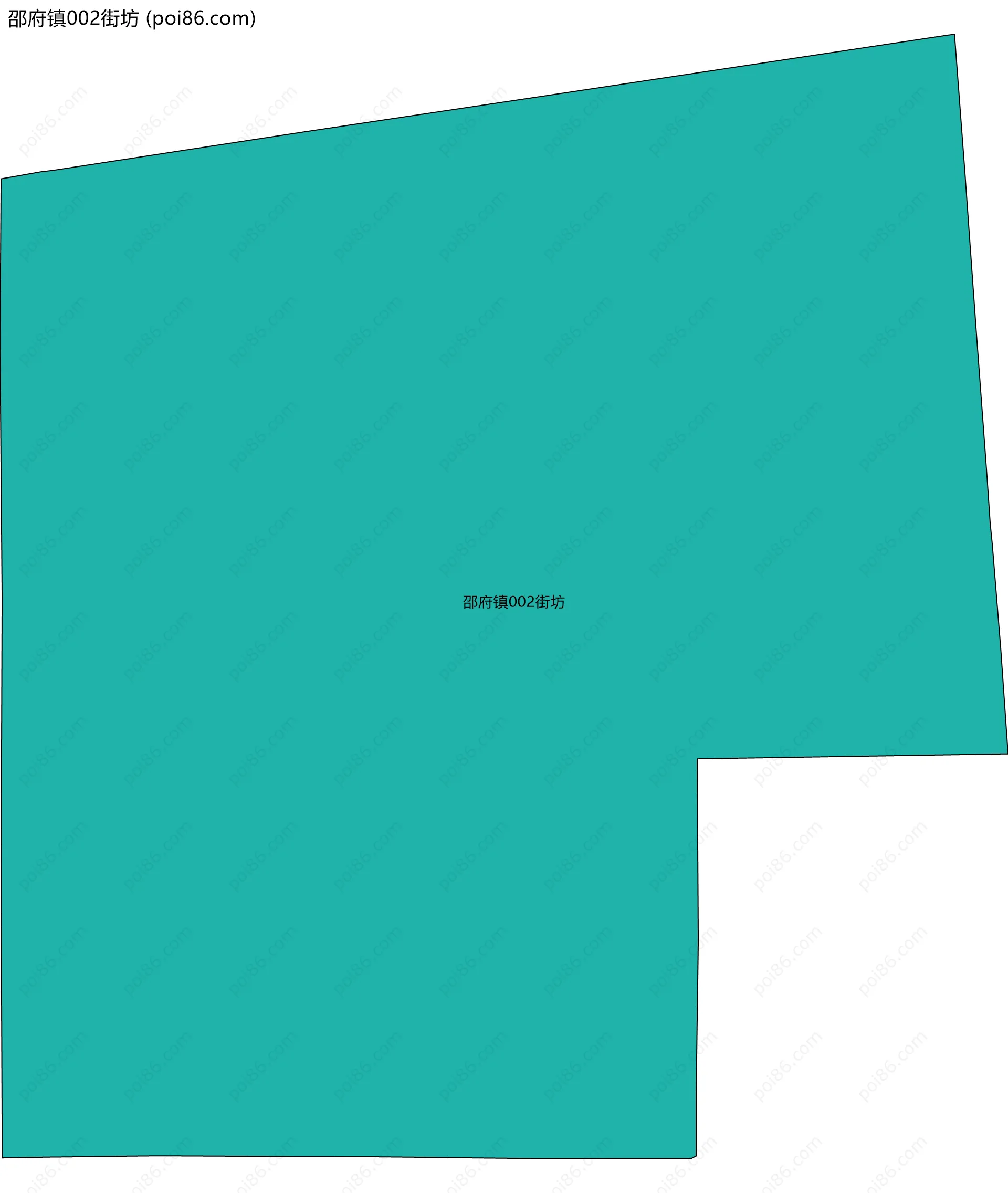 邵府镇002街坊边界地图