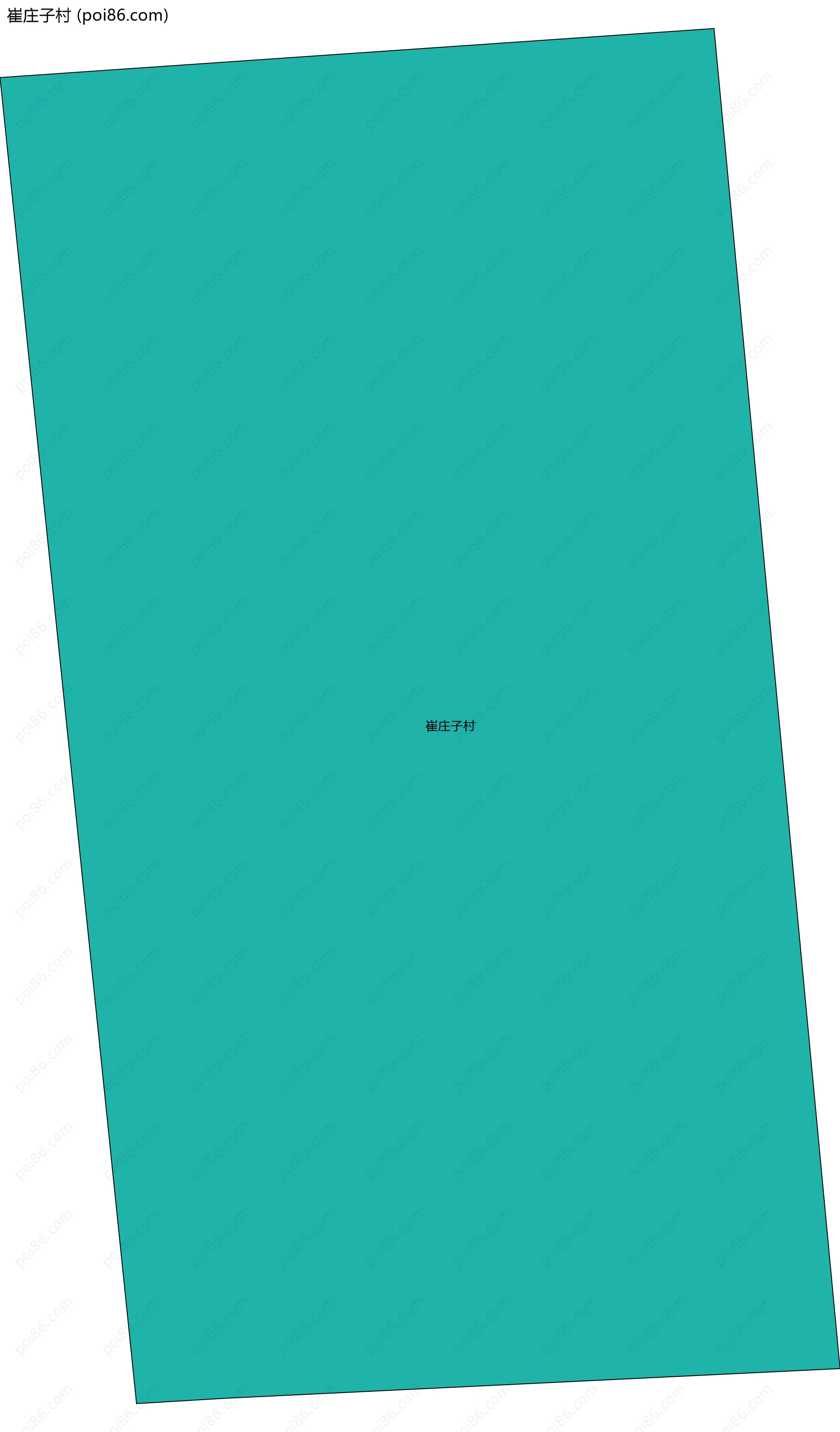 崔庄子村边界地图