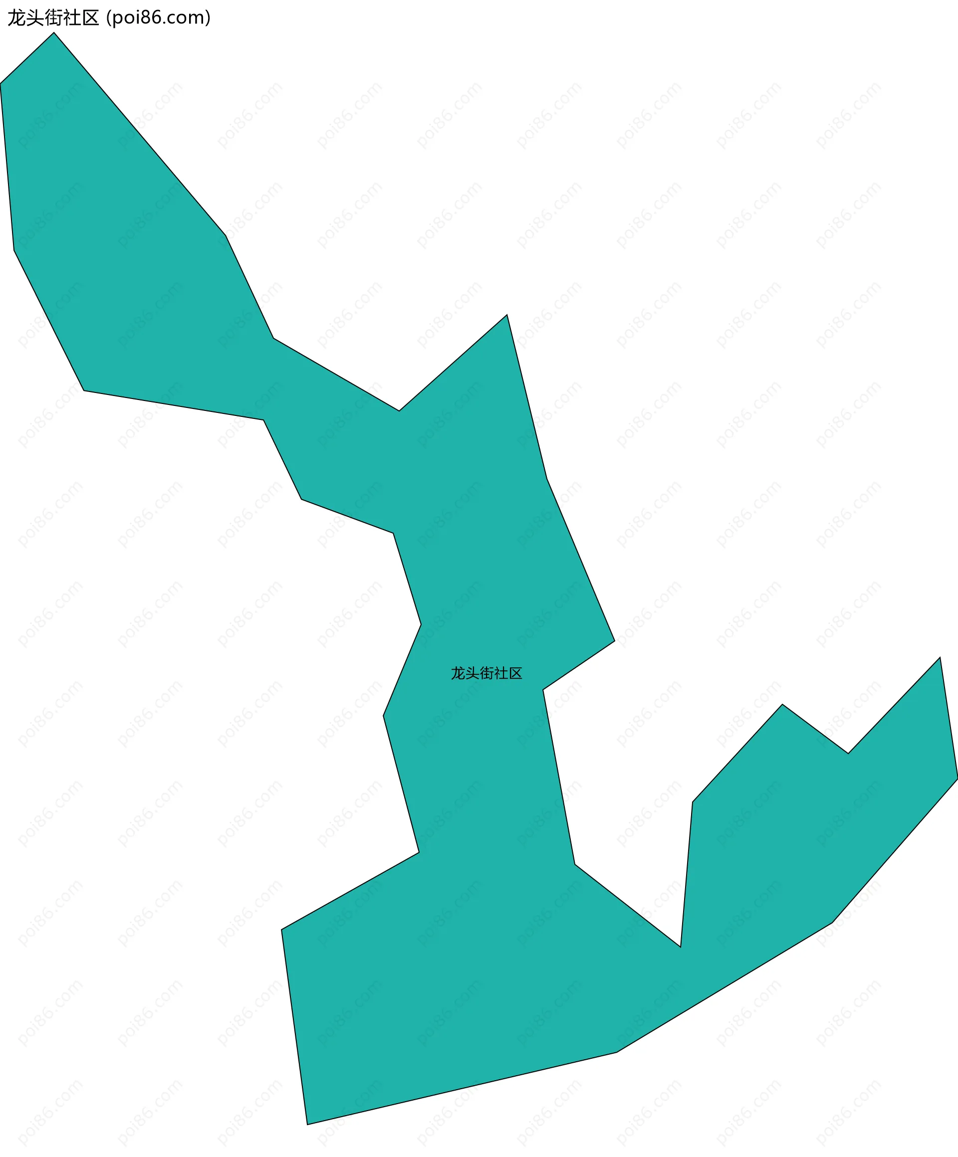 龙头街社区边界地图