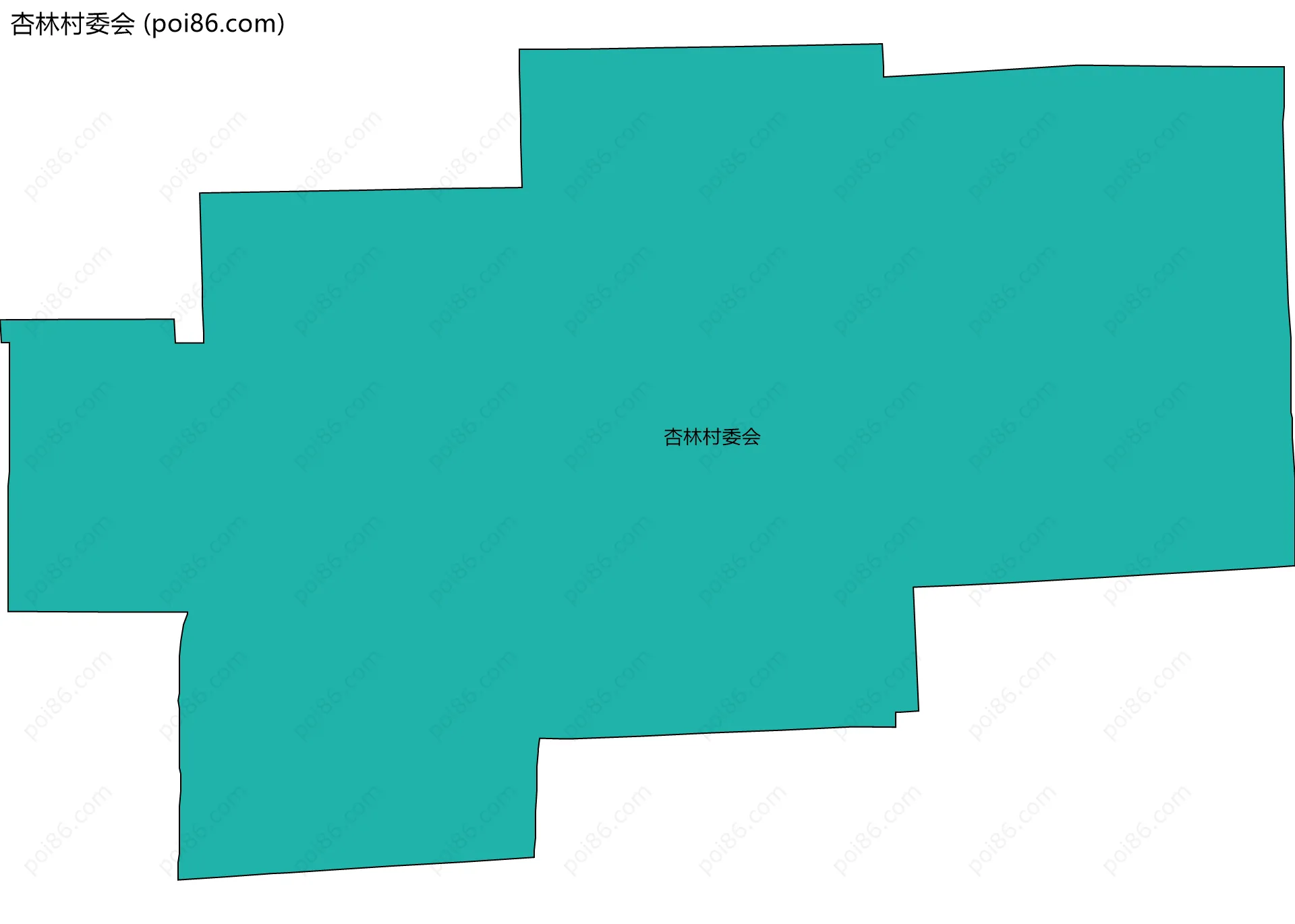 杏林村委会边界地图