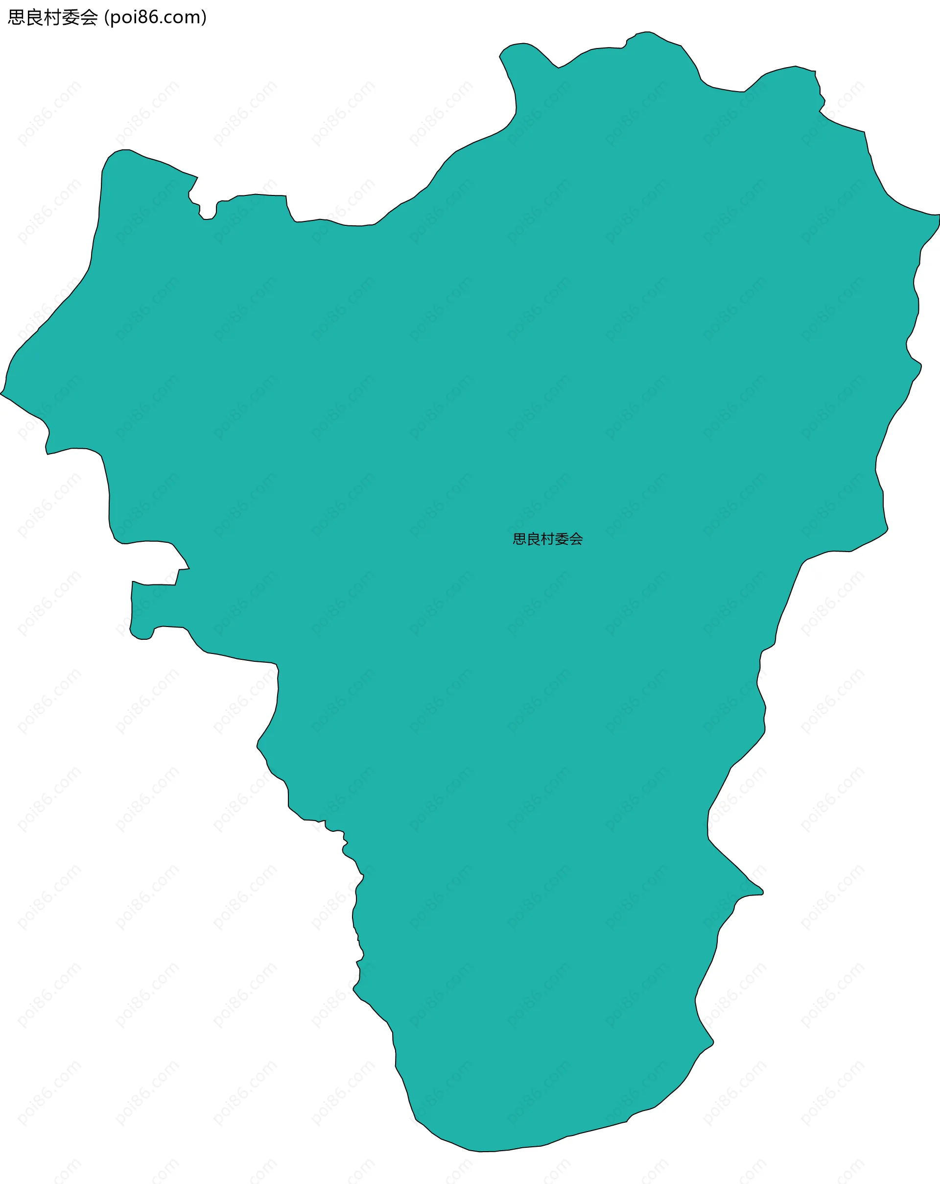 思良村委会边界地图