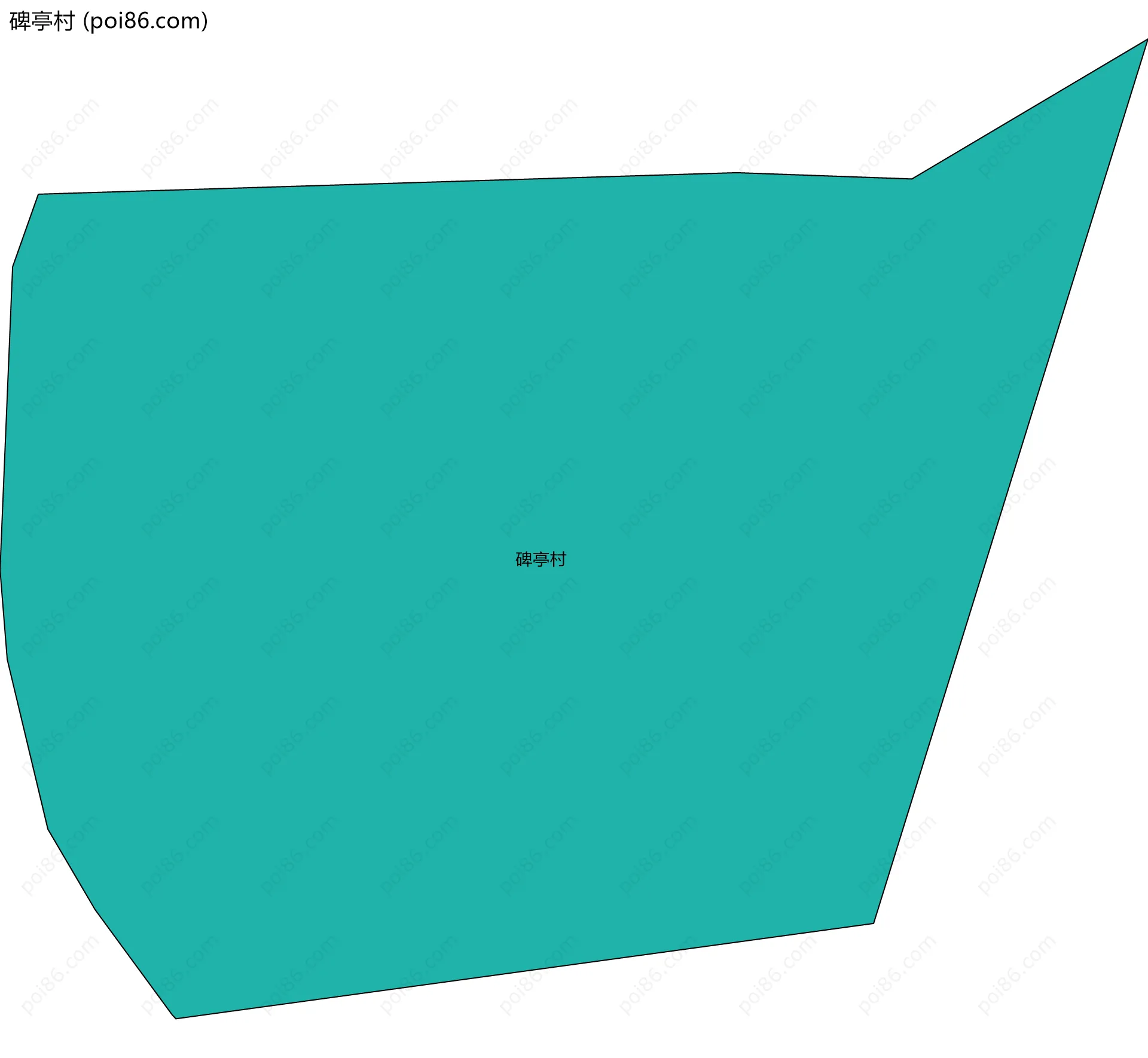 碑亭村边界地图