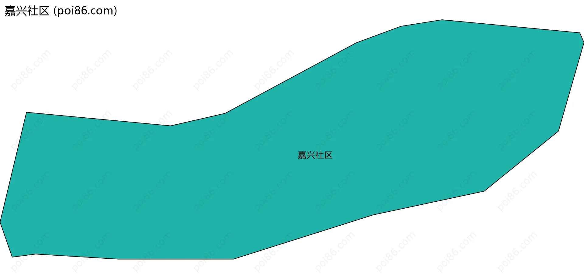 嘉兴社区边界地图