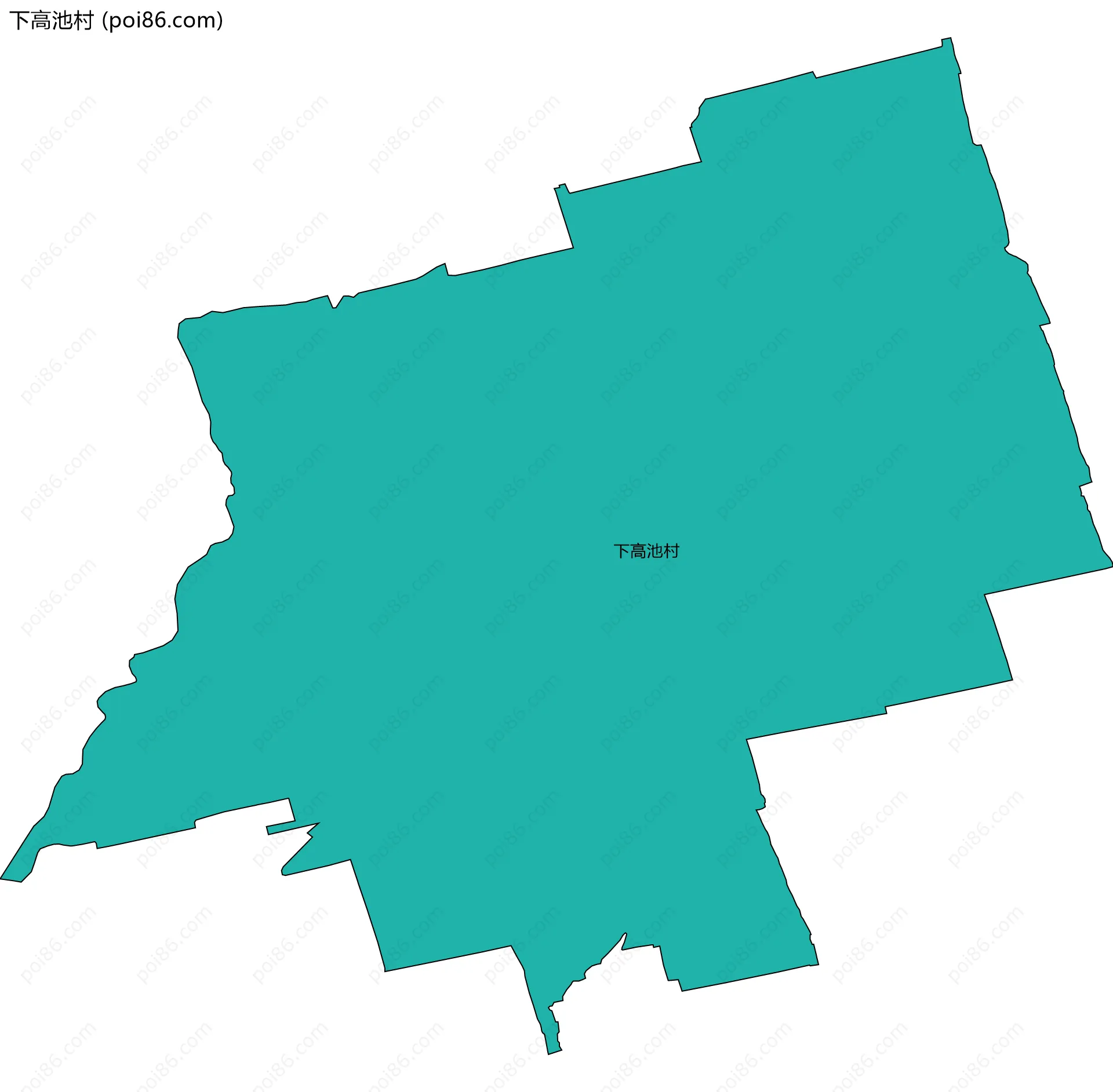 下高池村边界地图