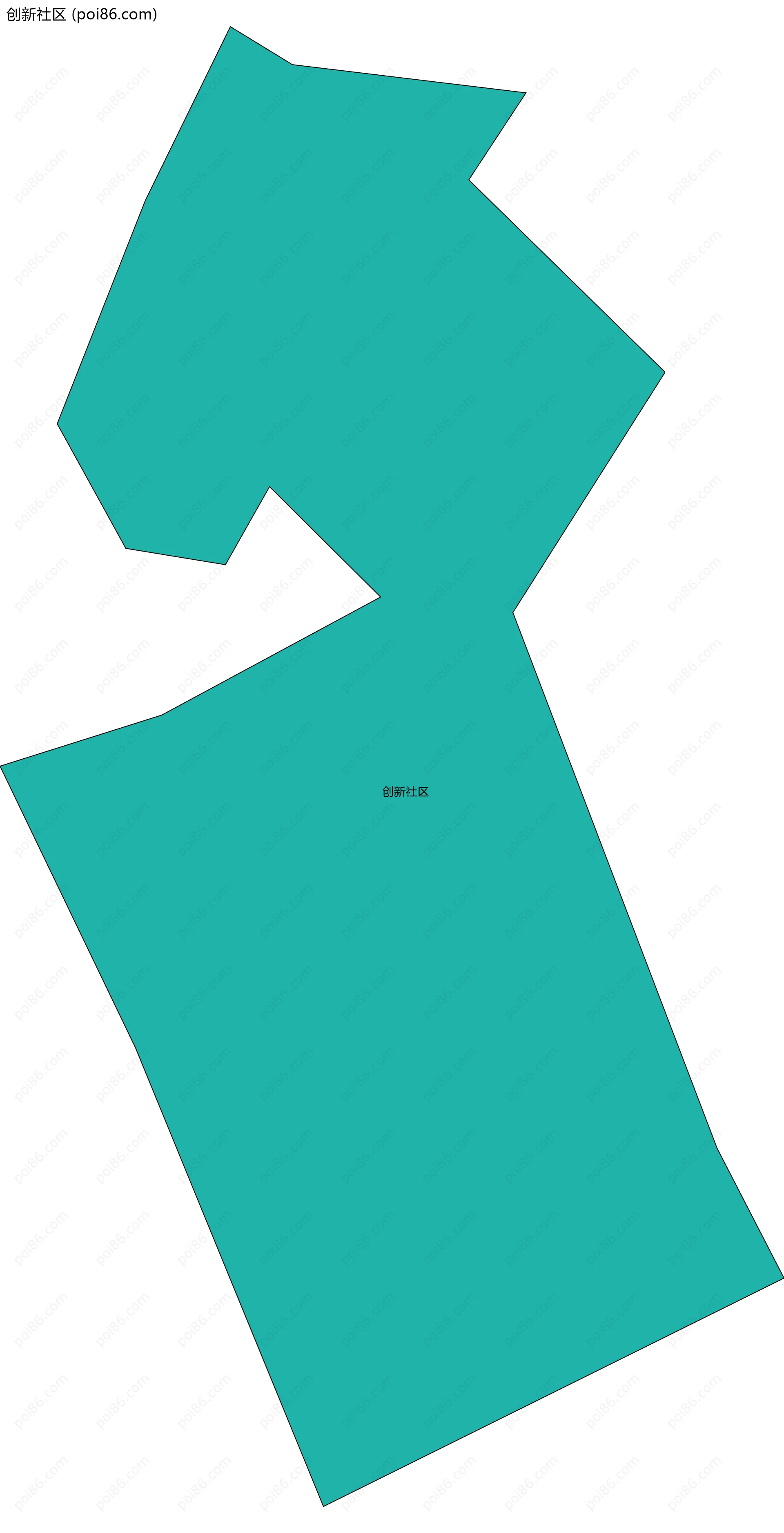 创新社区边界地图