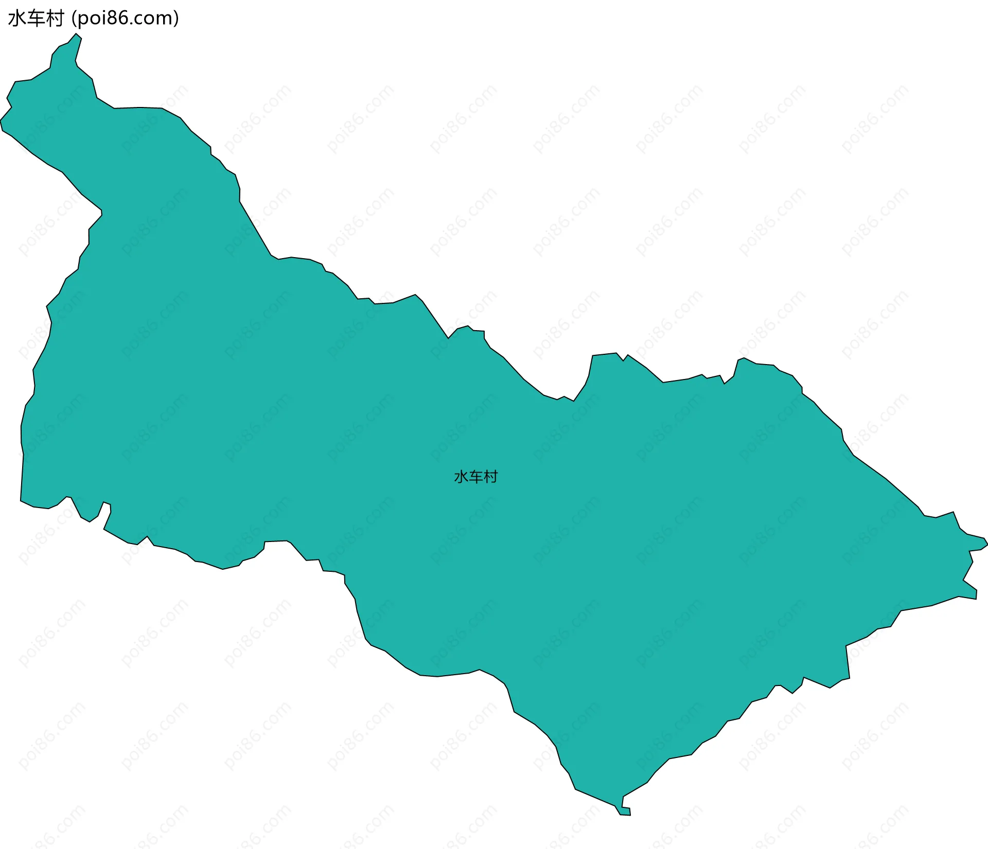 水车村边界地图