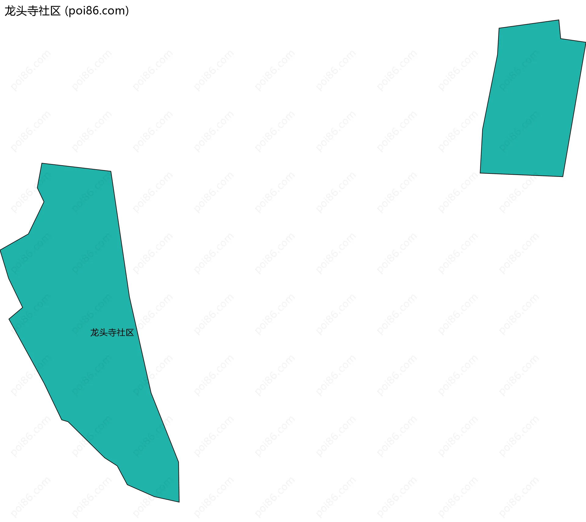 龙头寺社区边界地图