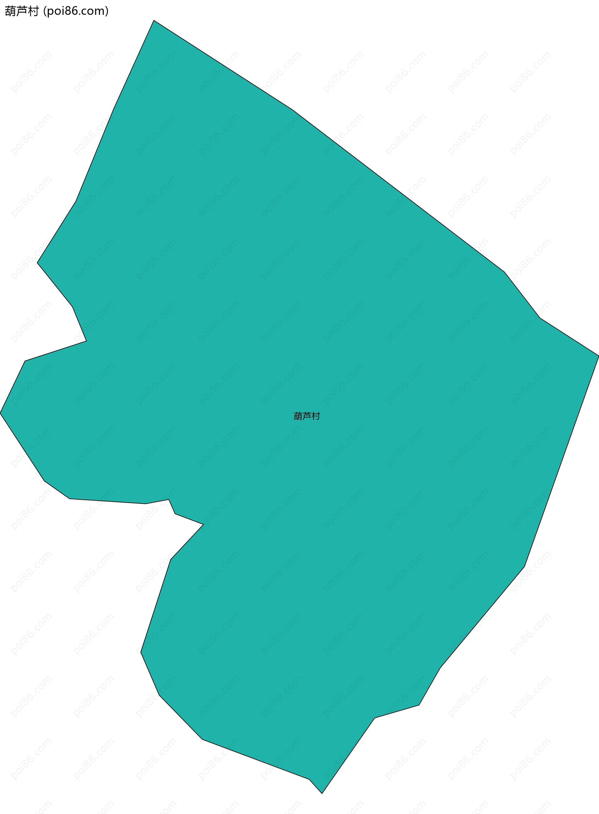 葫芦村边界地图