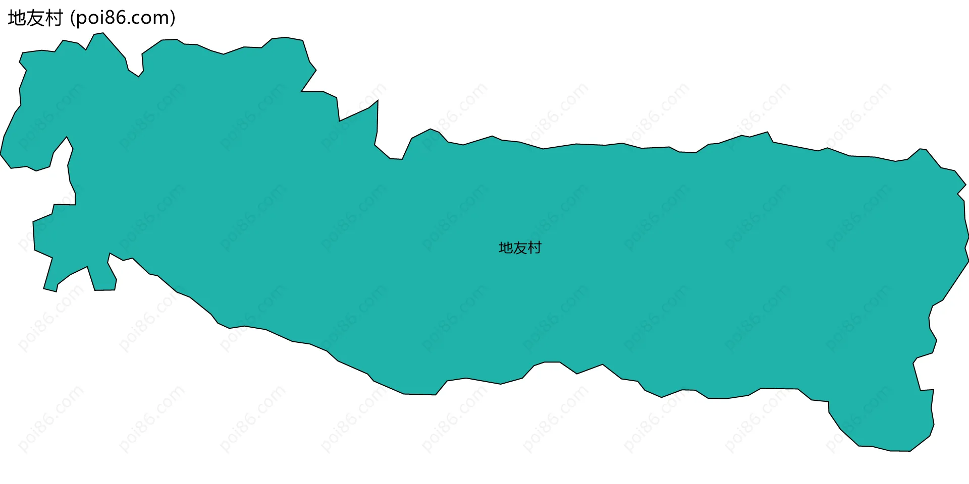 地友村边界地图