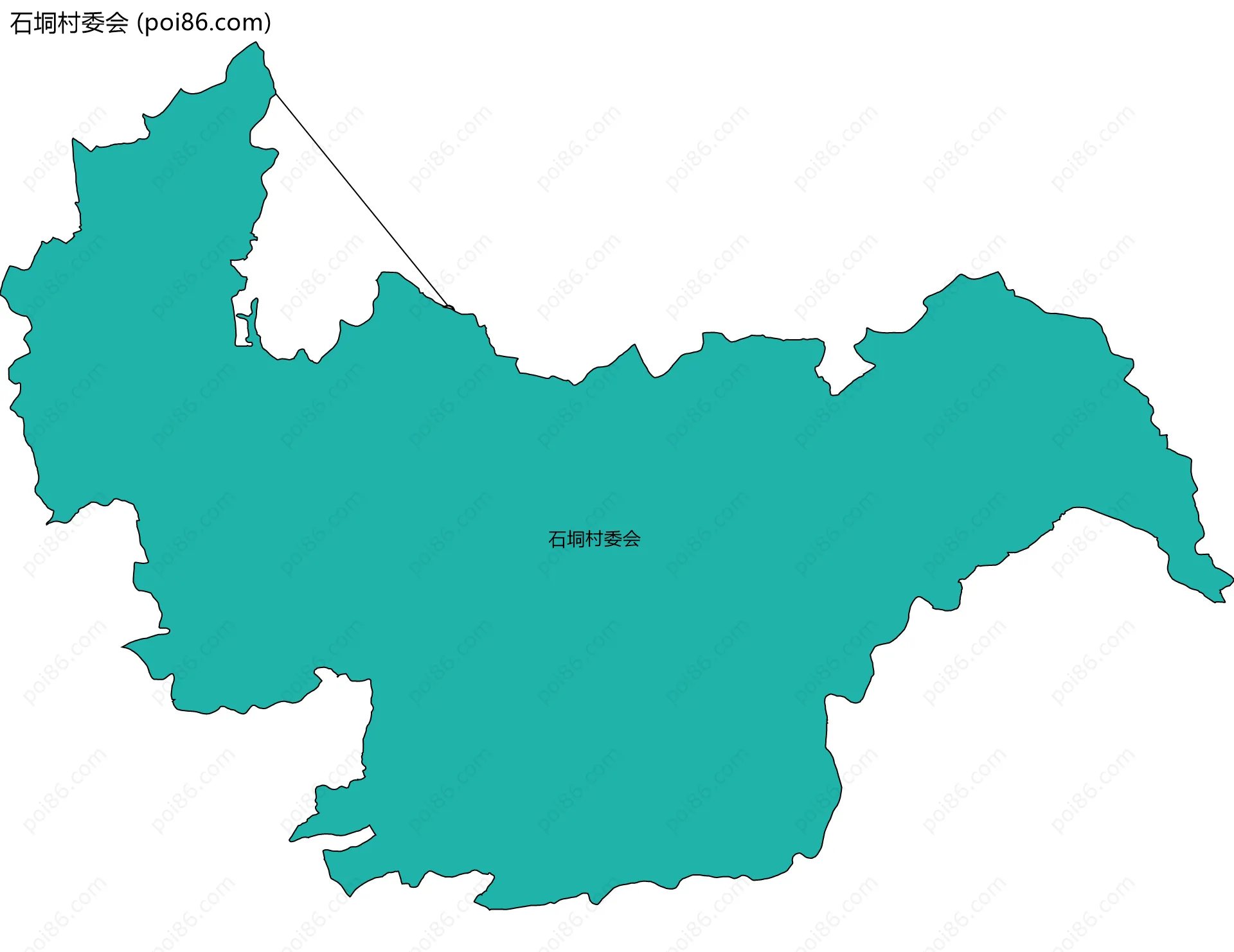 石垌村委会边界地图