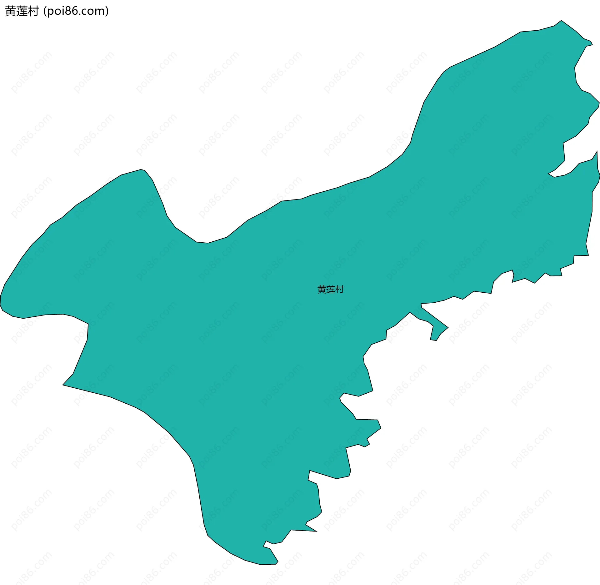 黄莲村边界地图