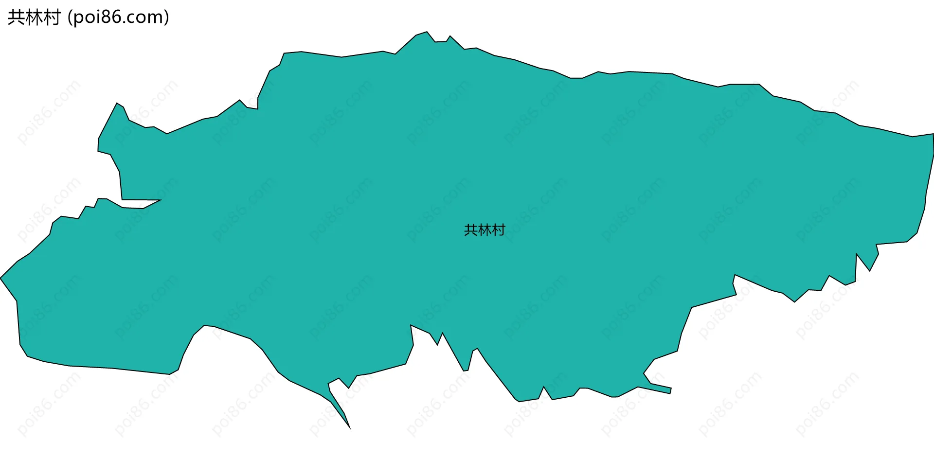 共林村边界地图