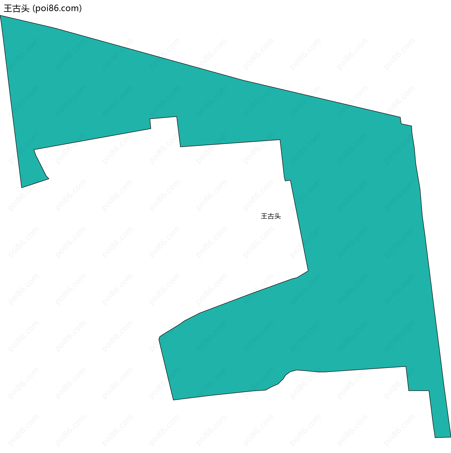 王古头边界地图