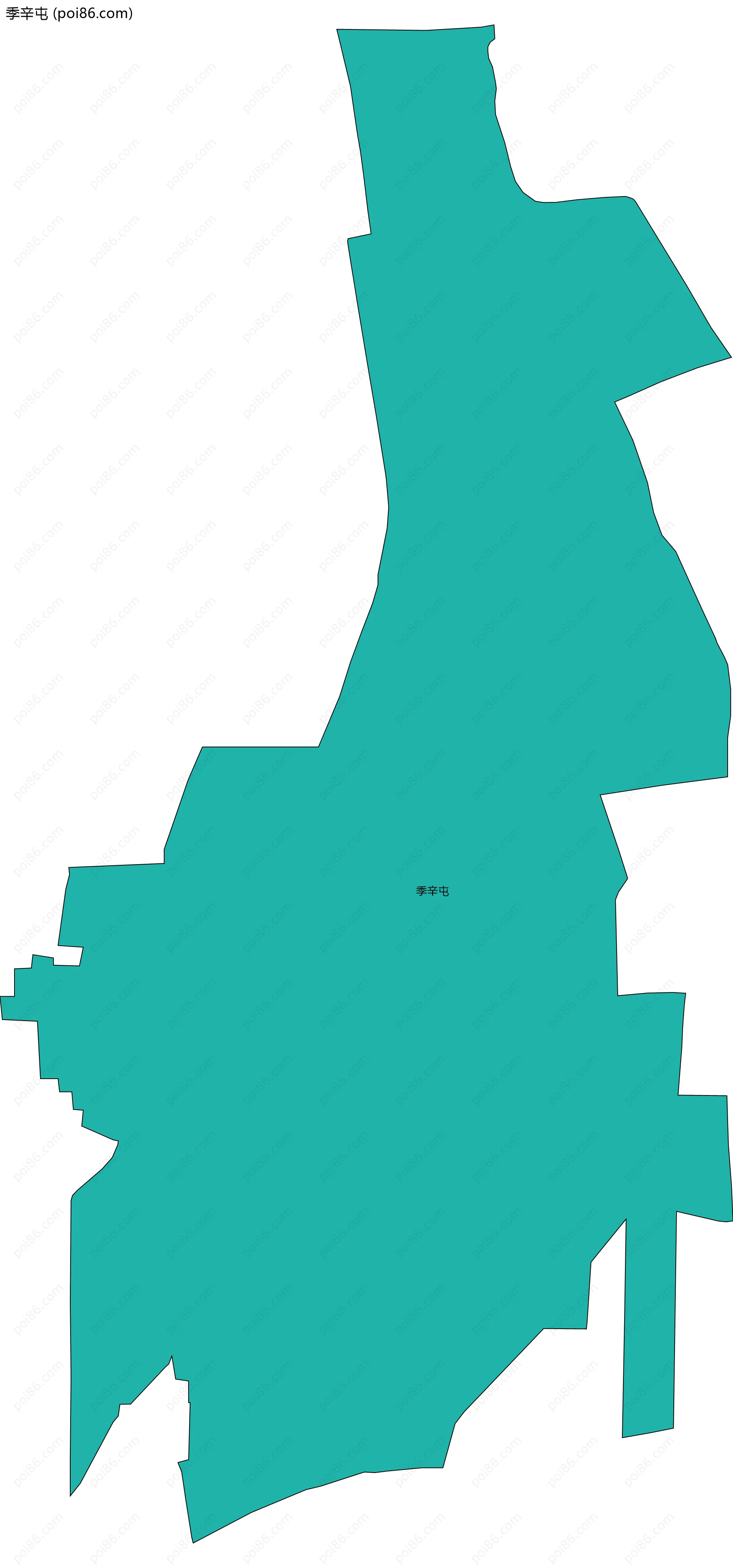 季辛屯边界地图