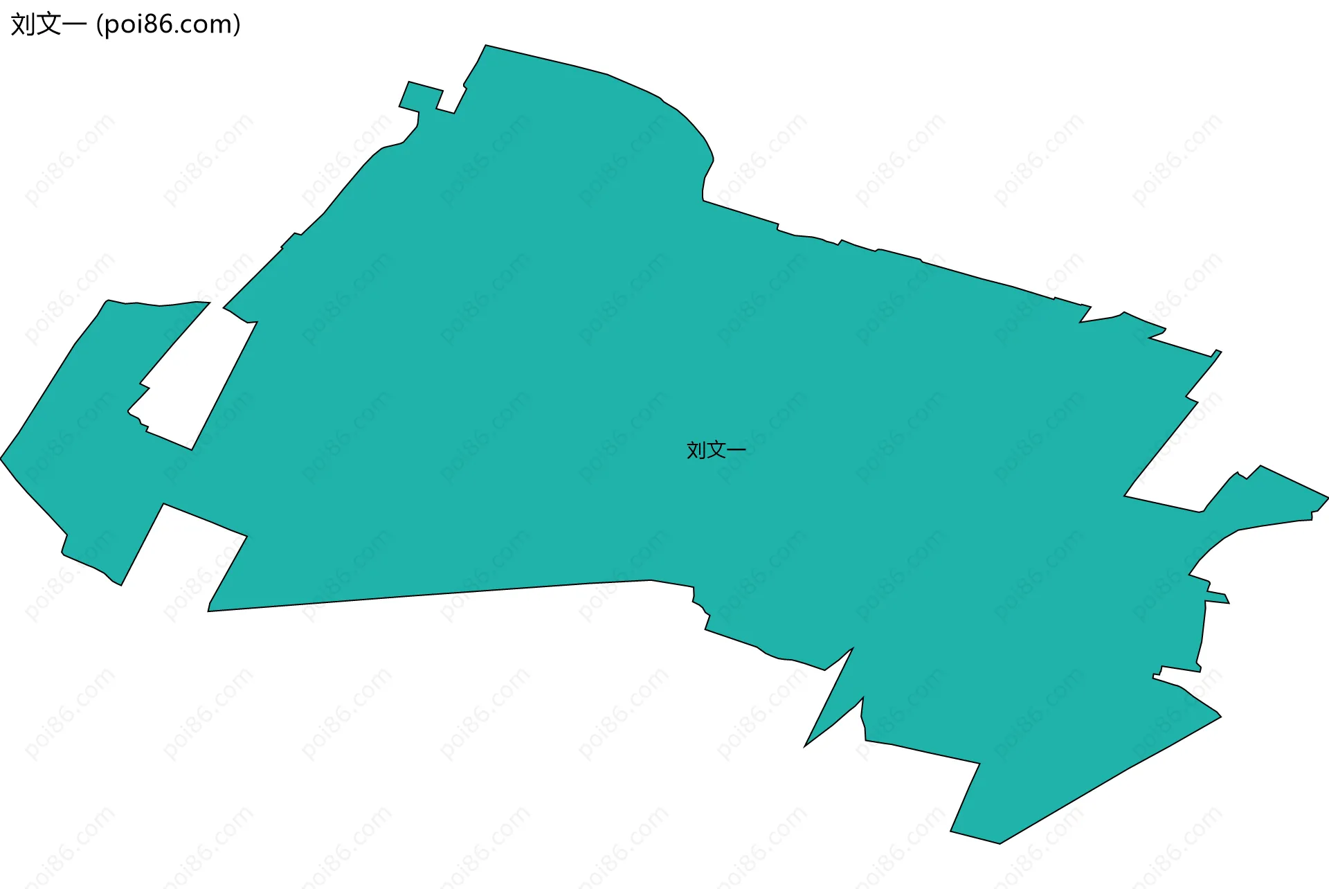 刘文一边界地图