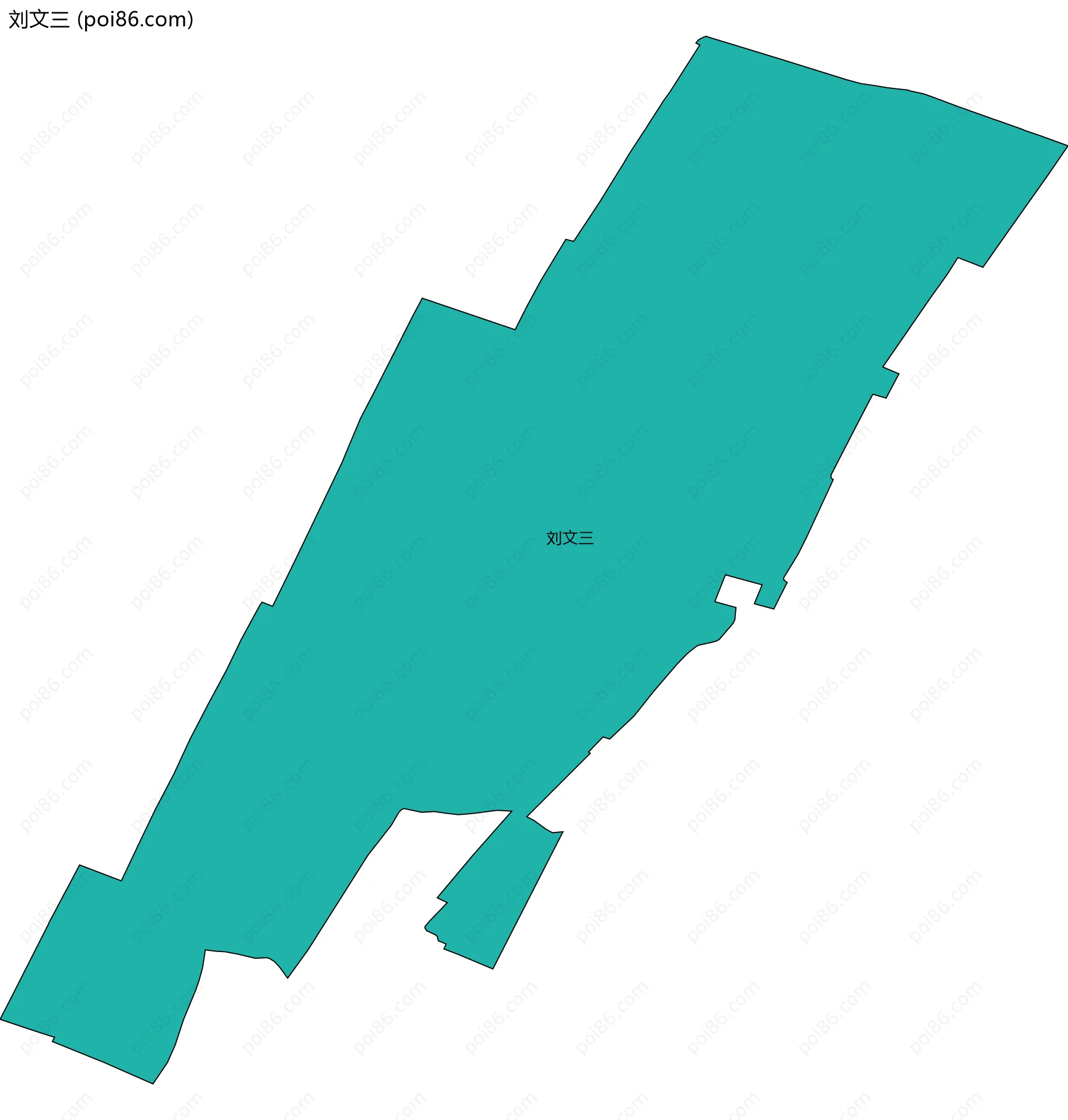 刘文三边界地图