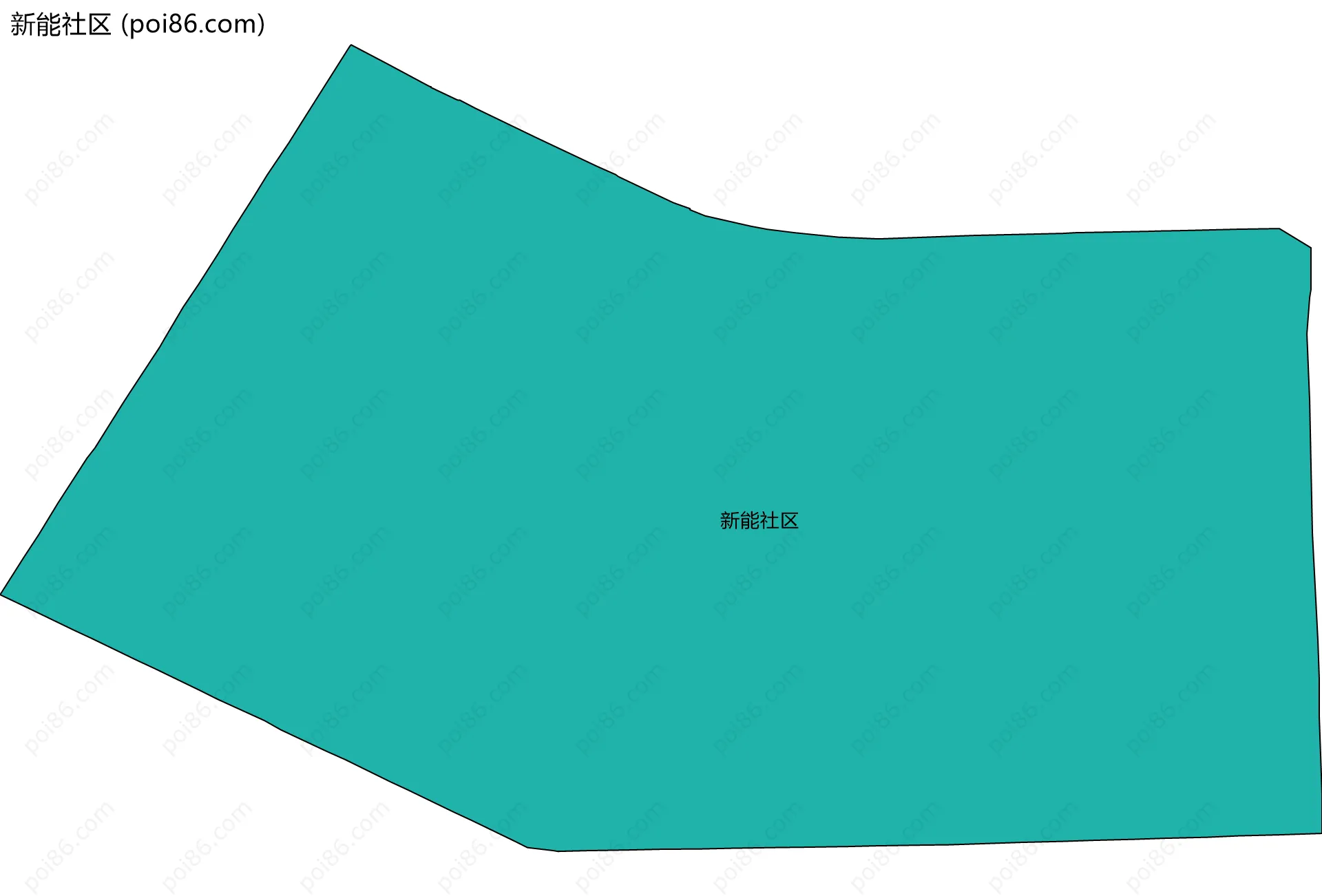 新能社区边界地图
