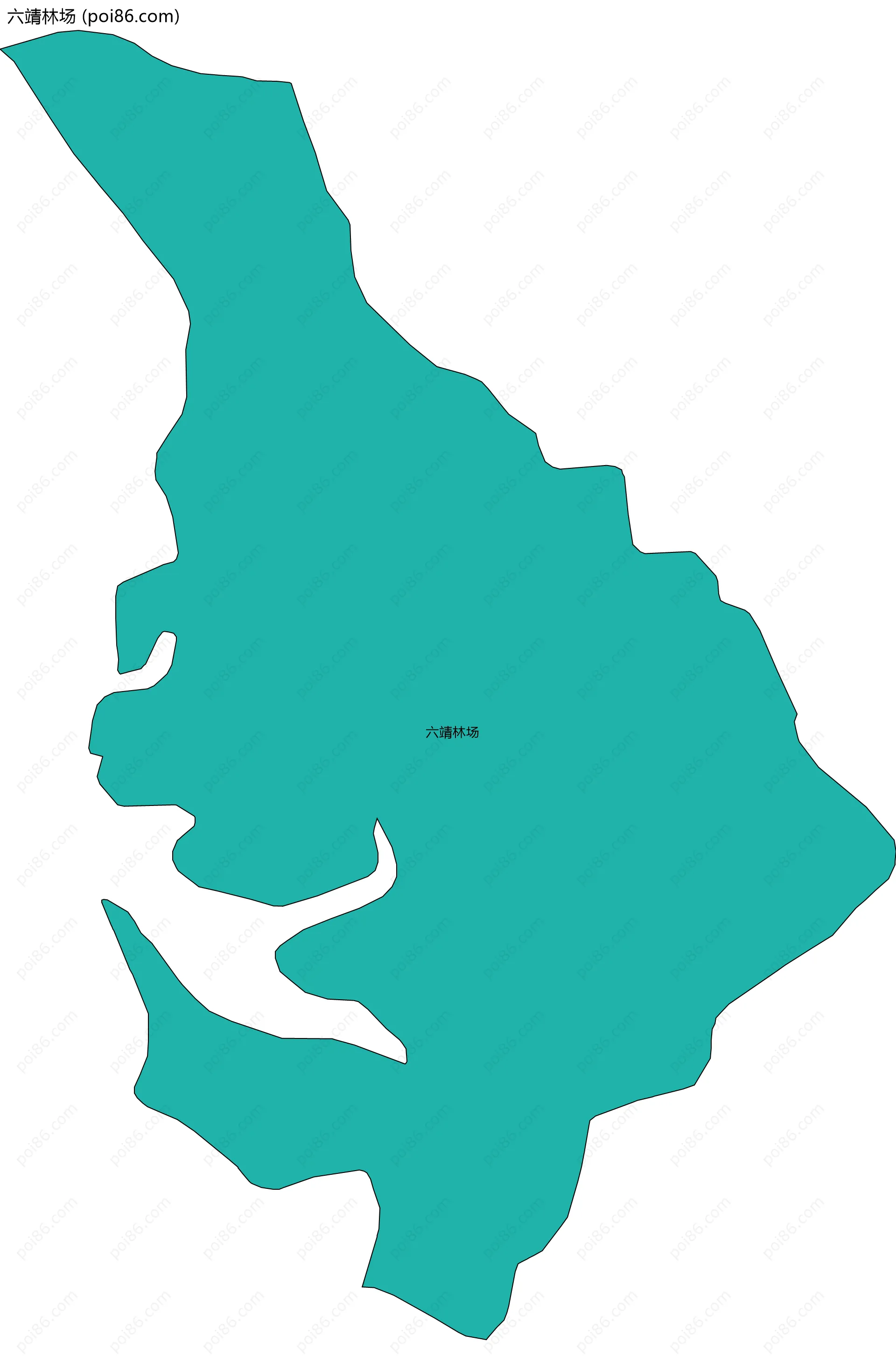 六靖林场边界地图