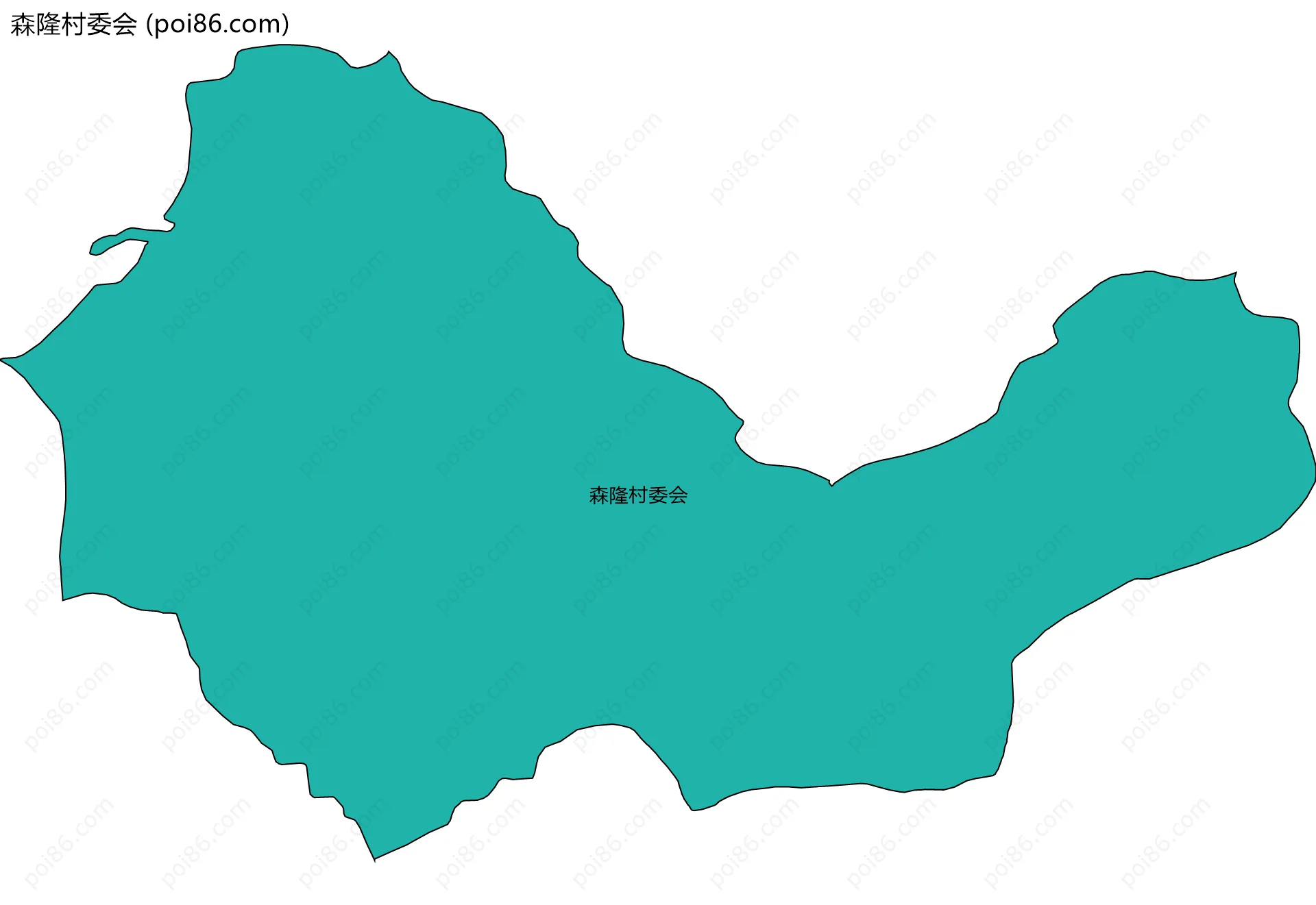 森隆村委会边界地图
