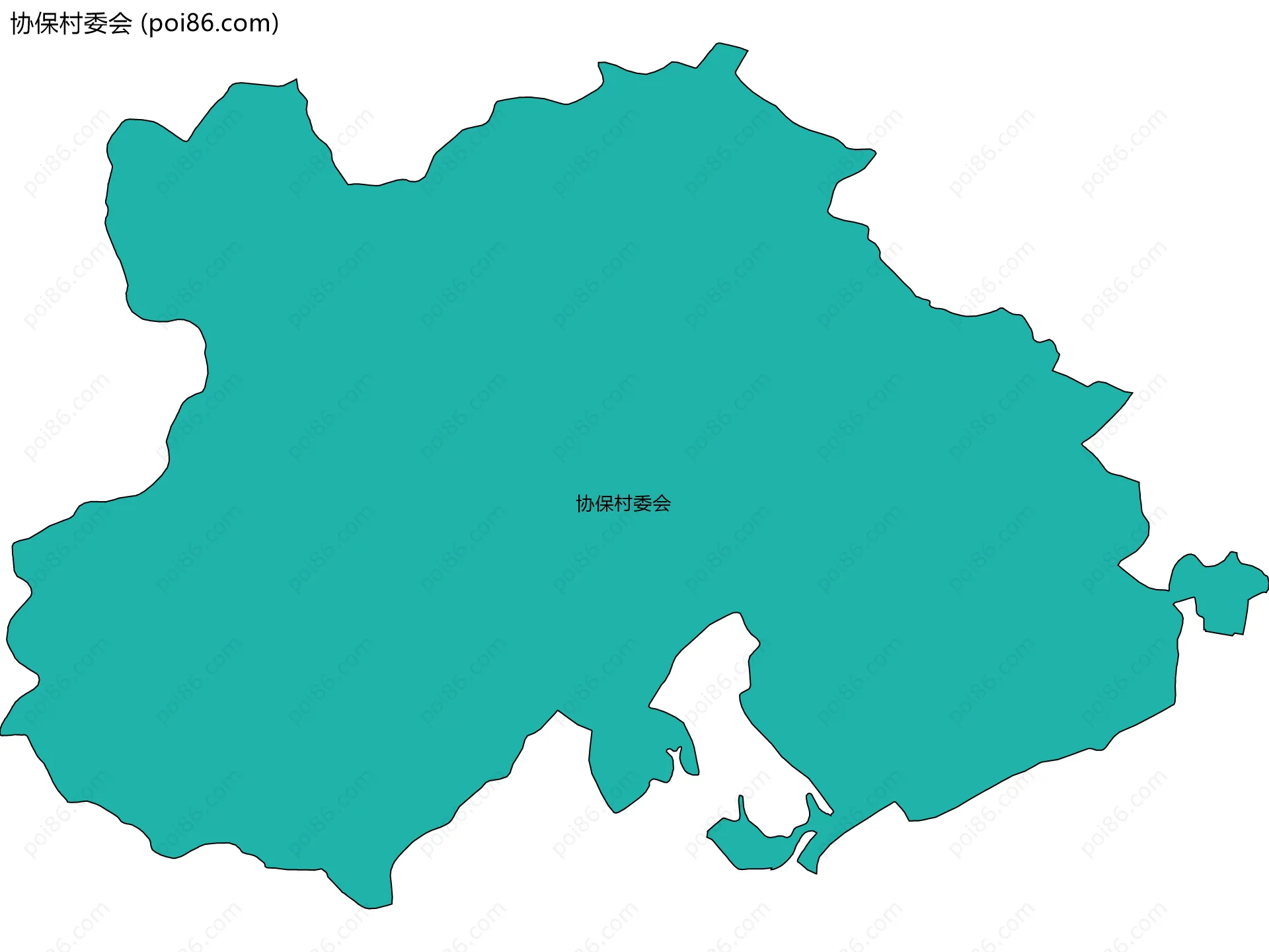 协保村委会边界地图