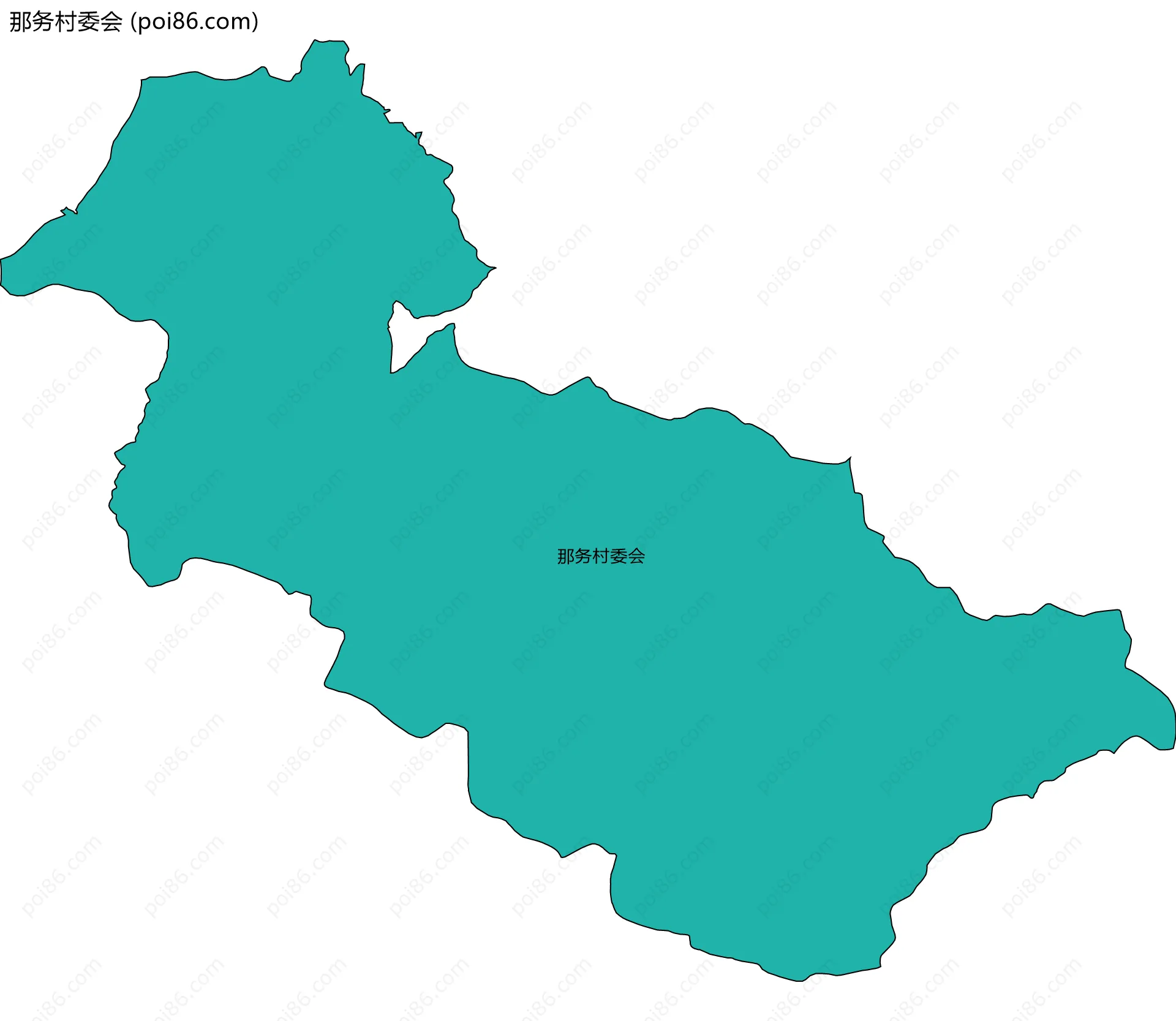 那务村委会边界地图