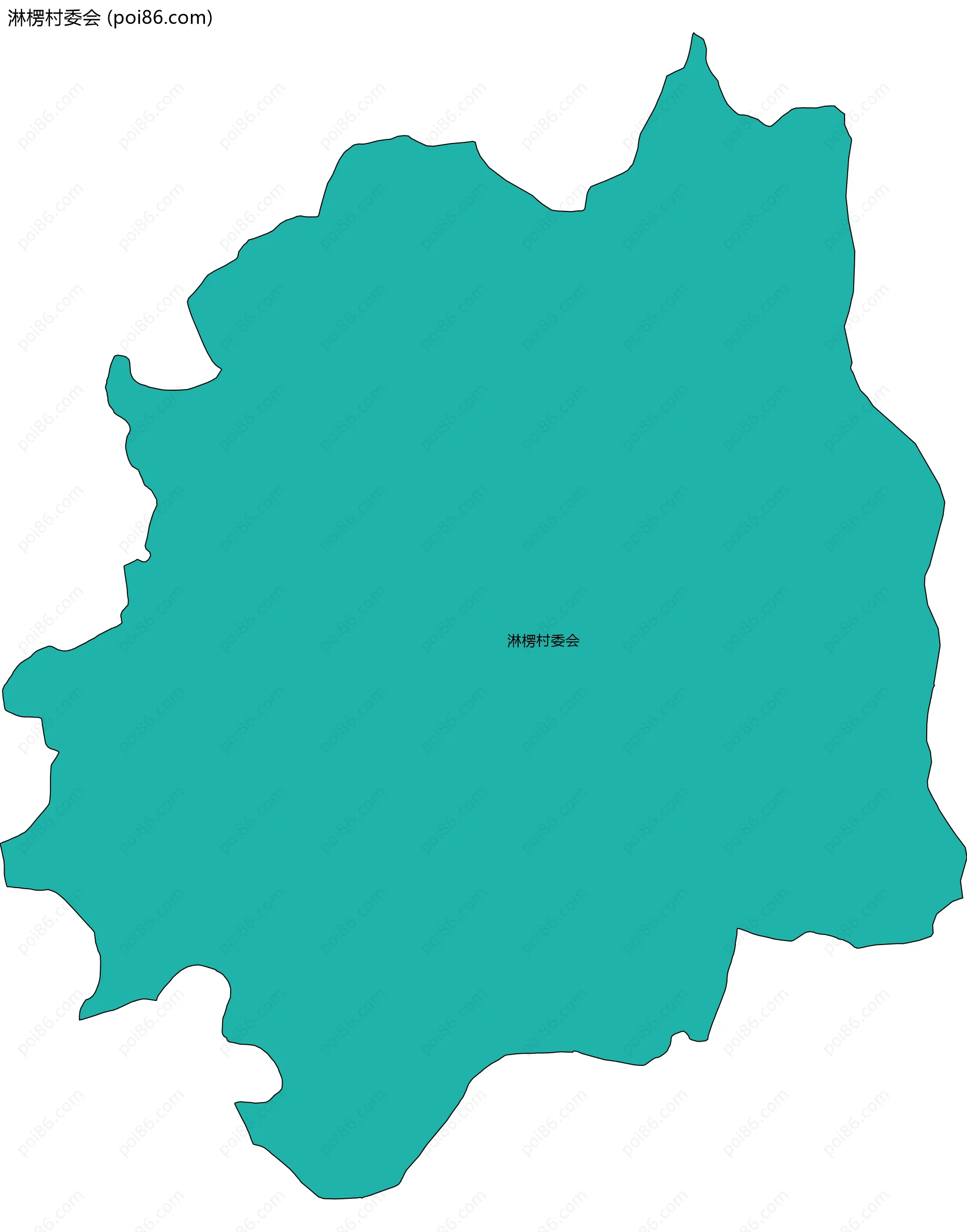 淋楞村委会边界地图