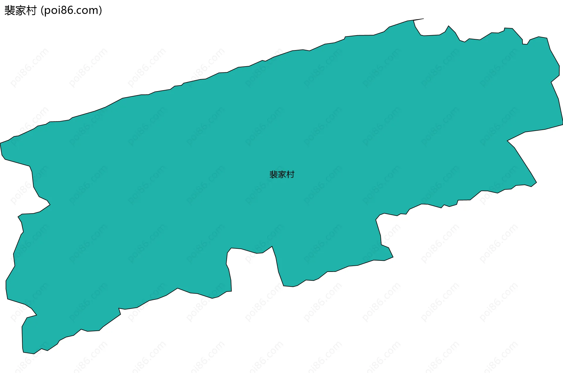 裴家村边界地图