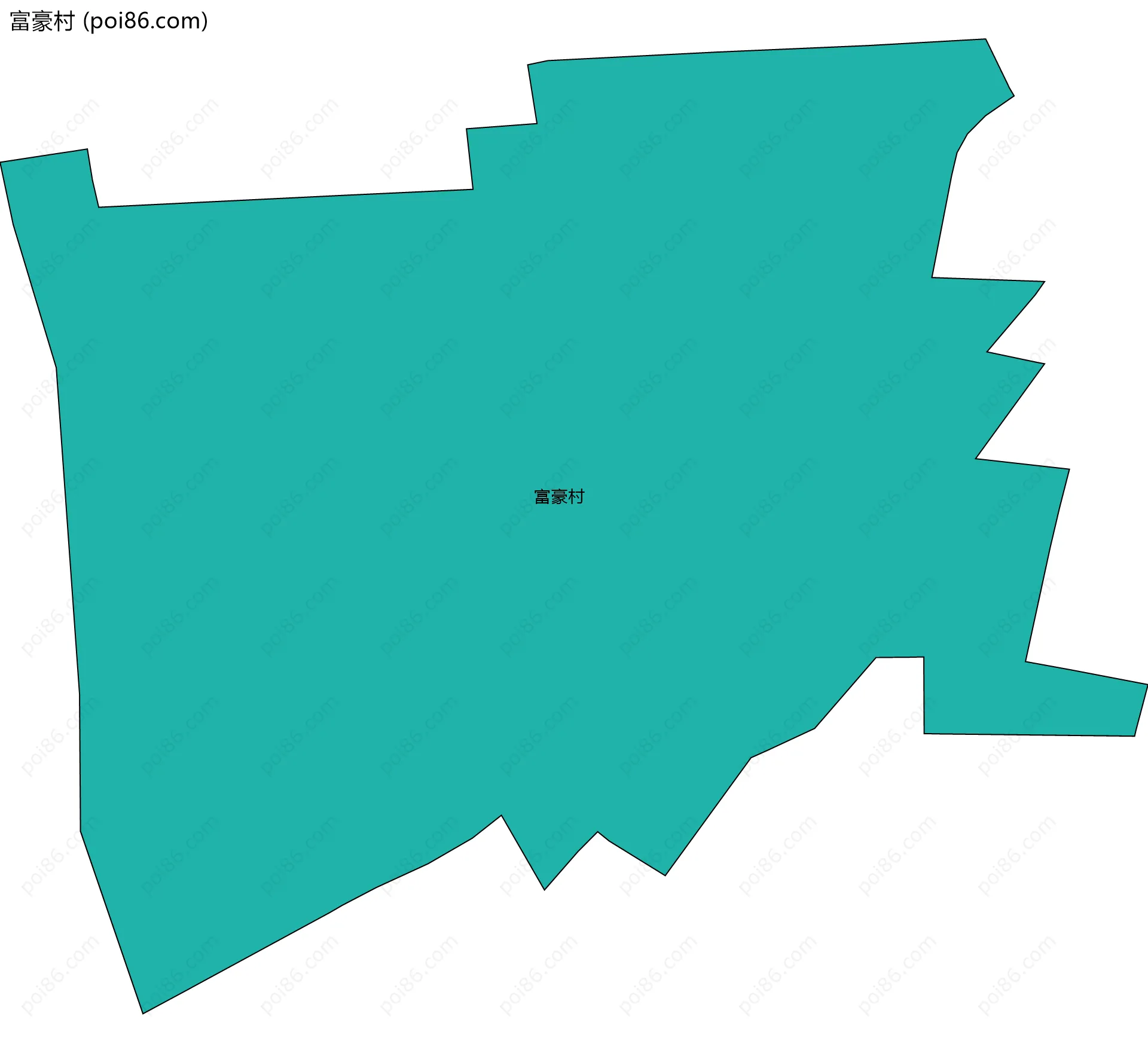 富豪村边界地图